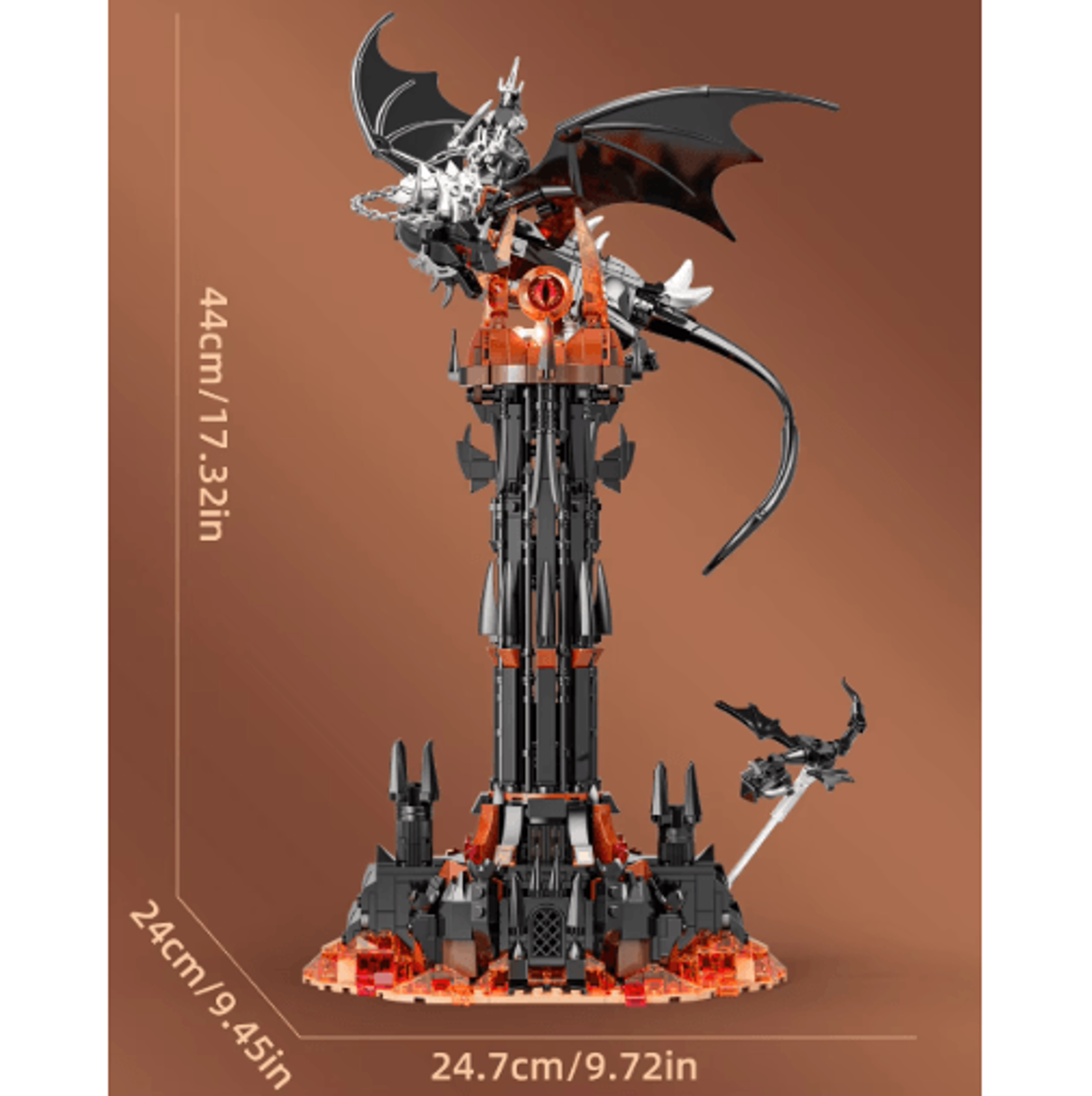 Fantasy Fortress  Fell Beast Building Block Set For Creative Adventure Play 2