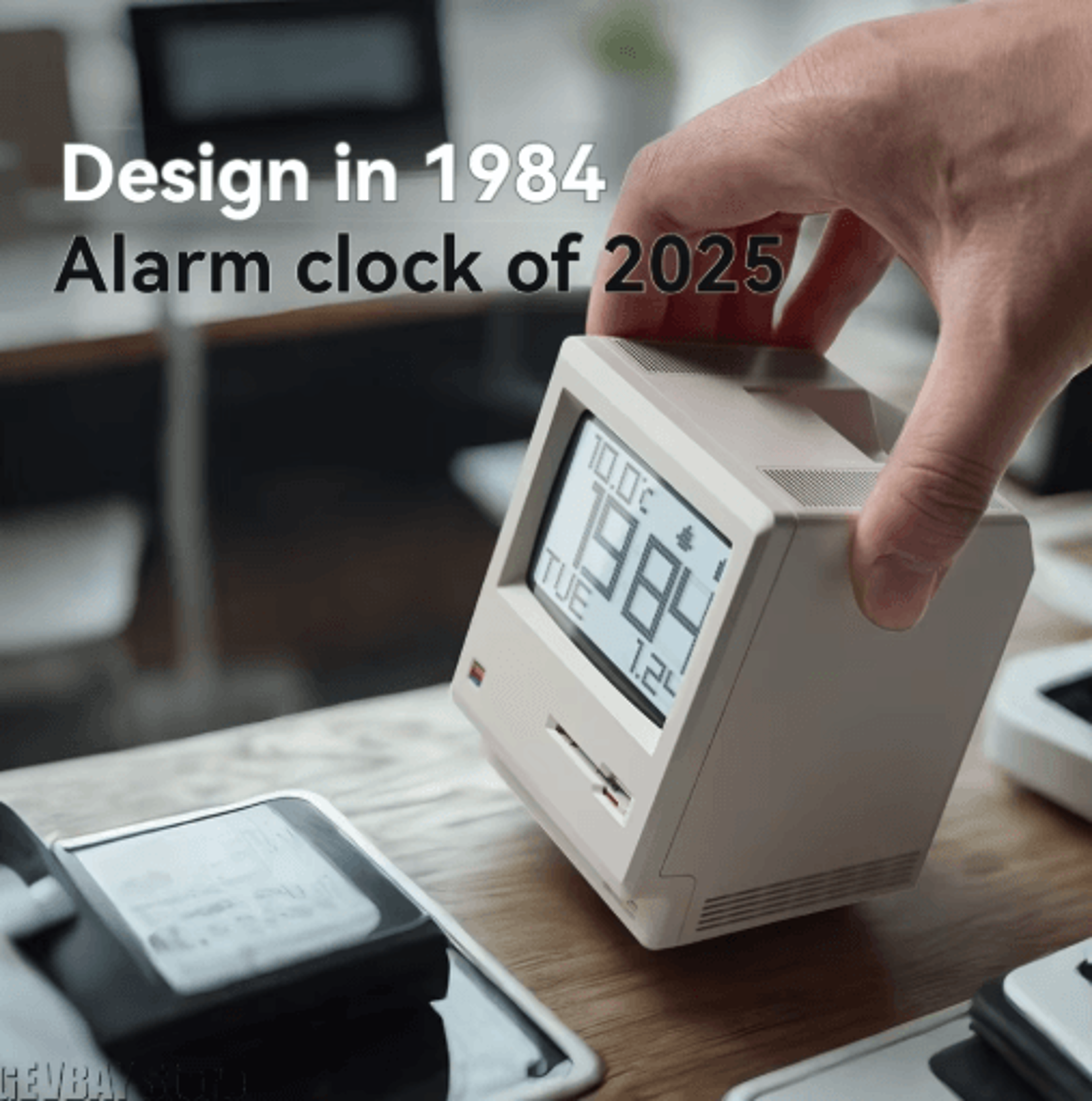 Retro Digital Alarm Clock For Students  Desktop Decor 5