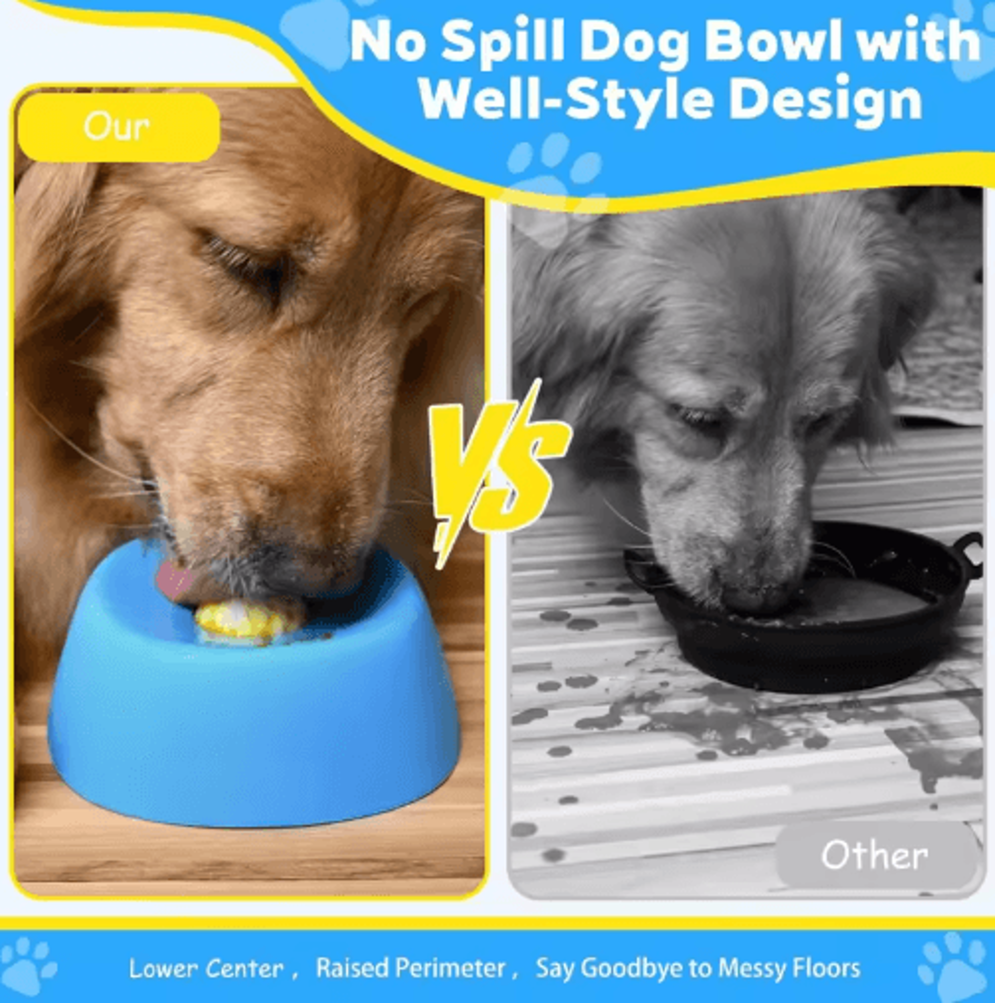 anti-choking slow feeder dog bowl with lick mat design