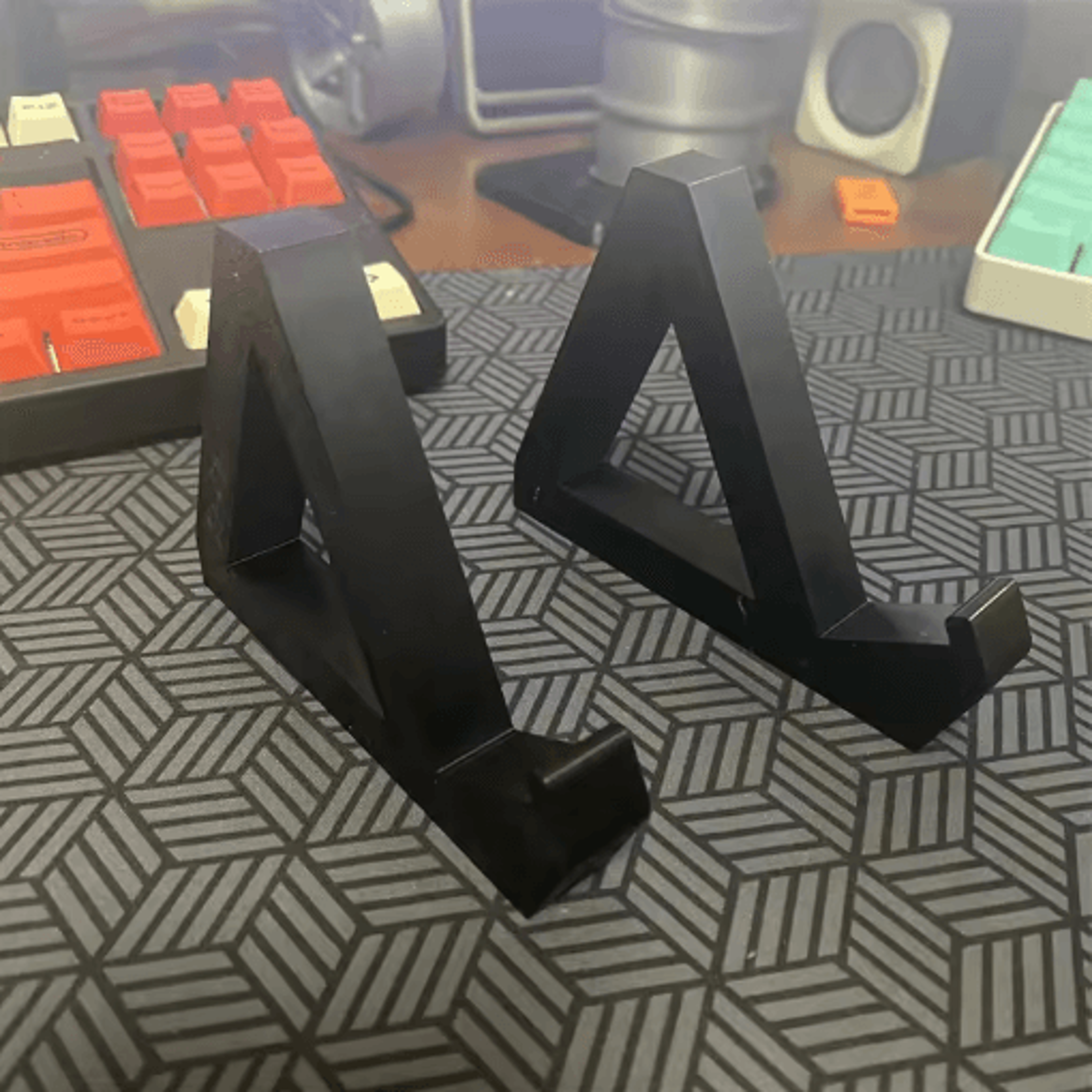 3d printed mechanical keyboard & laptop display rack