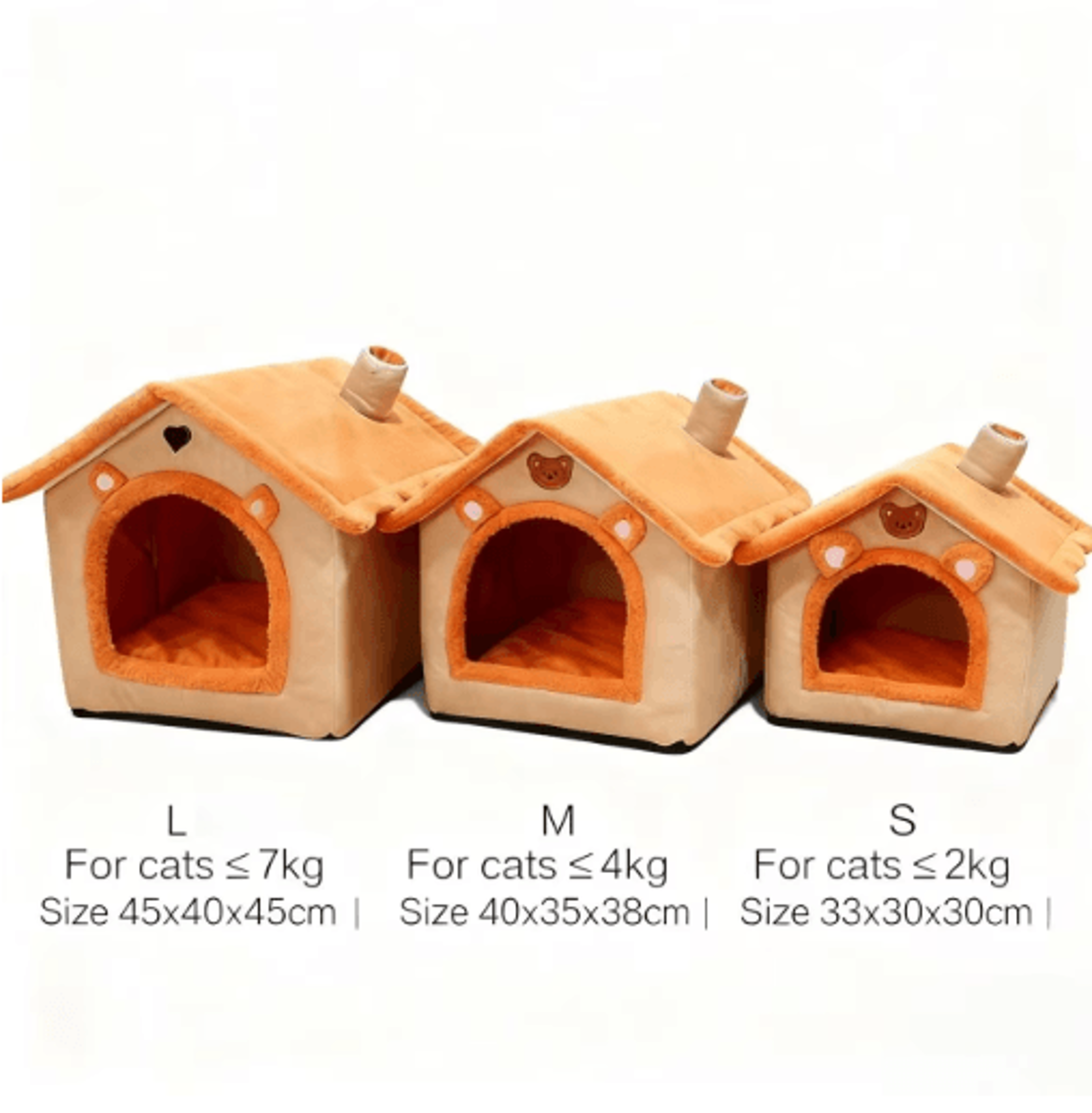 All Season Dog House Bed Warm Removable Washable Pet House For Small Dogs  Cats 2