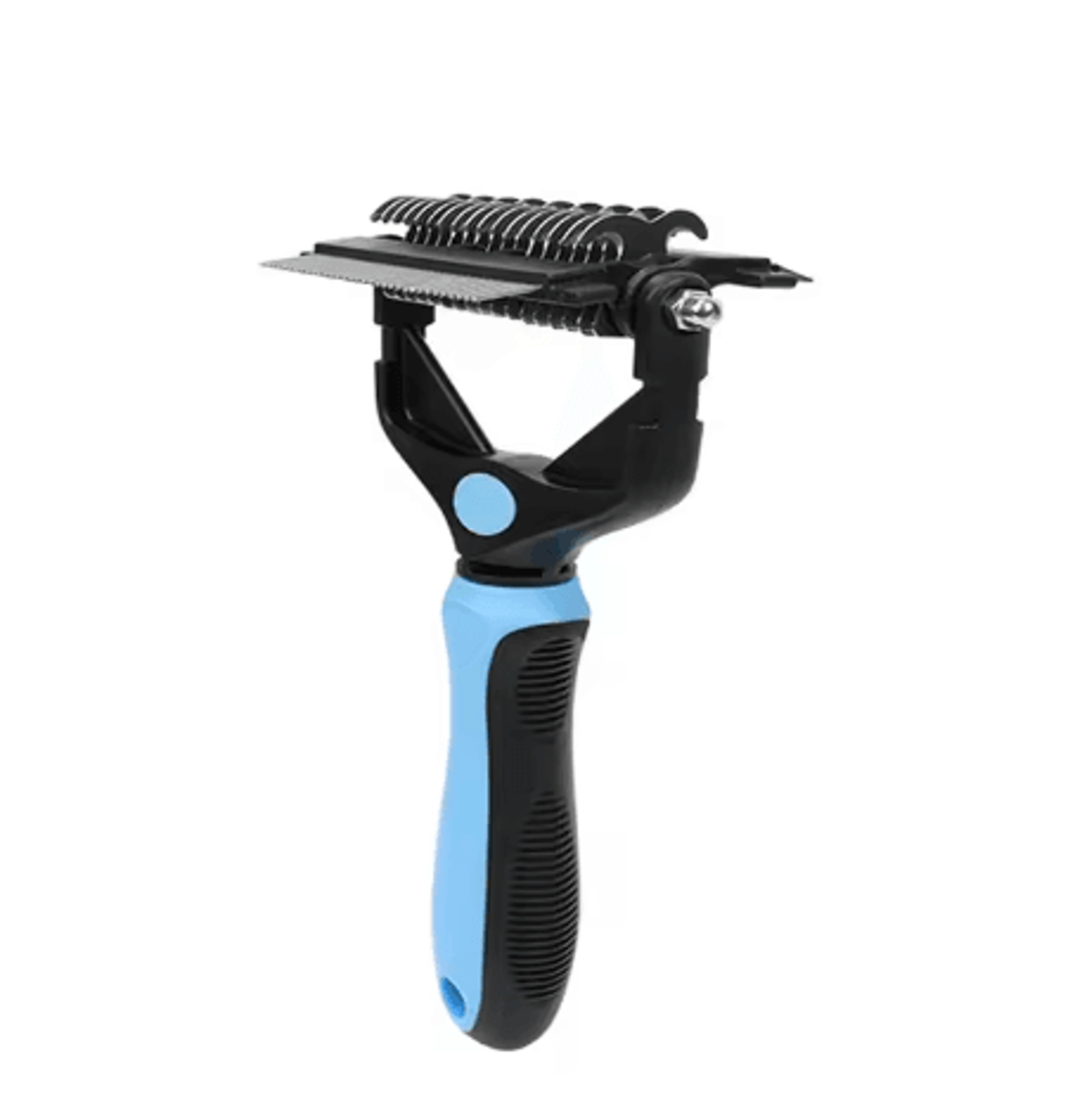 FurFlow 3in1 Deshedding Brush For Dogs  Cats 3