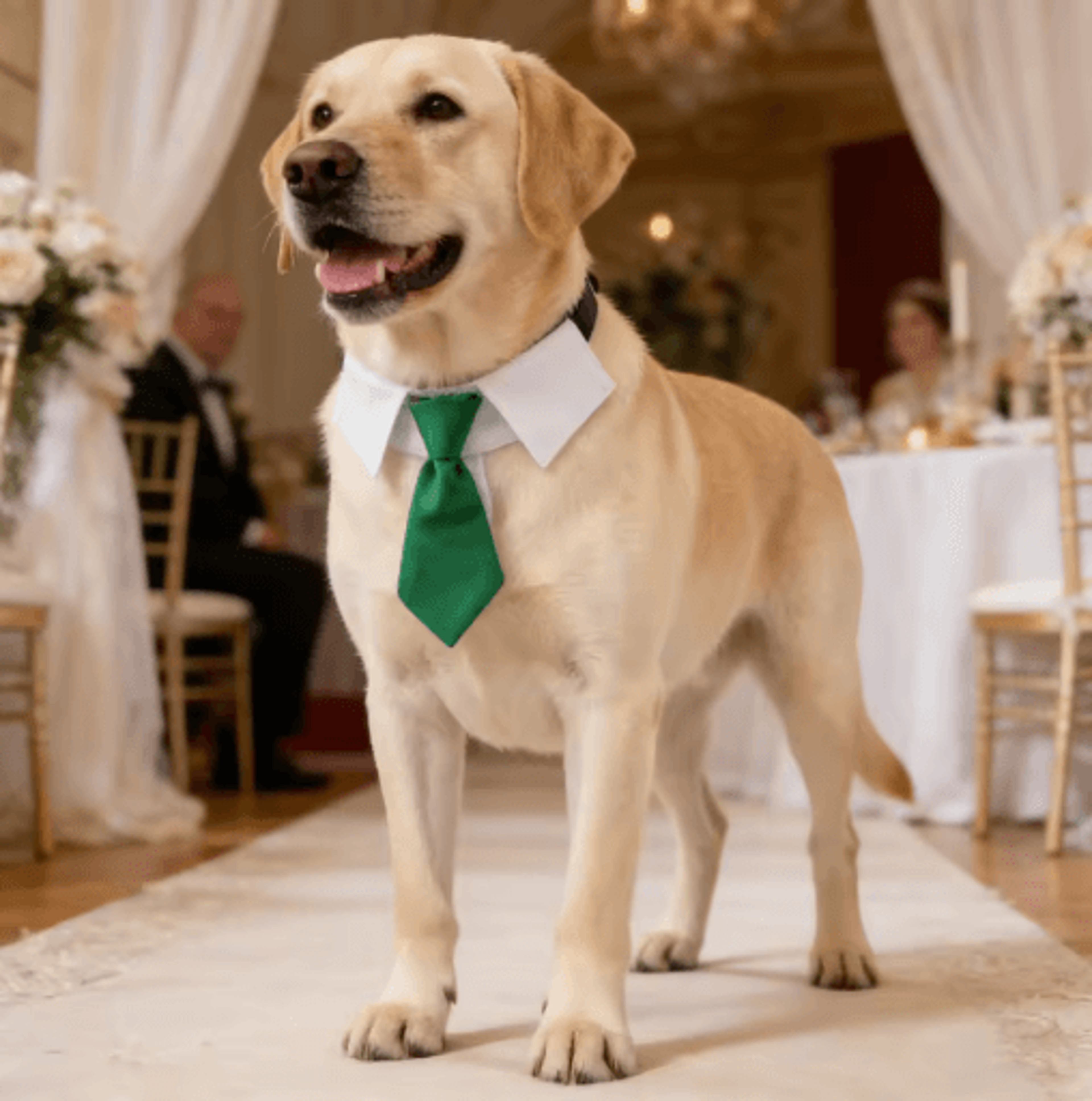 Sucado Elegant Dog Wedding Suit With Formal Necktie Collar 10