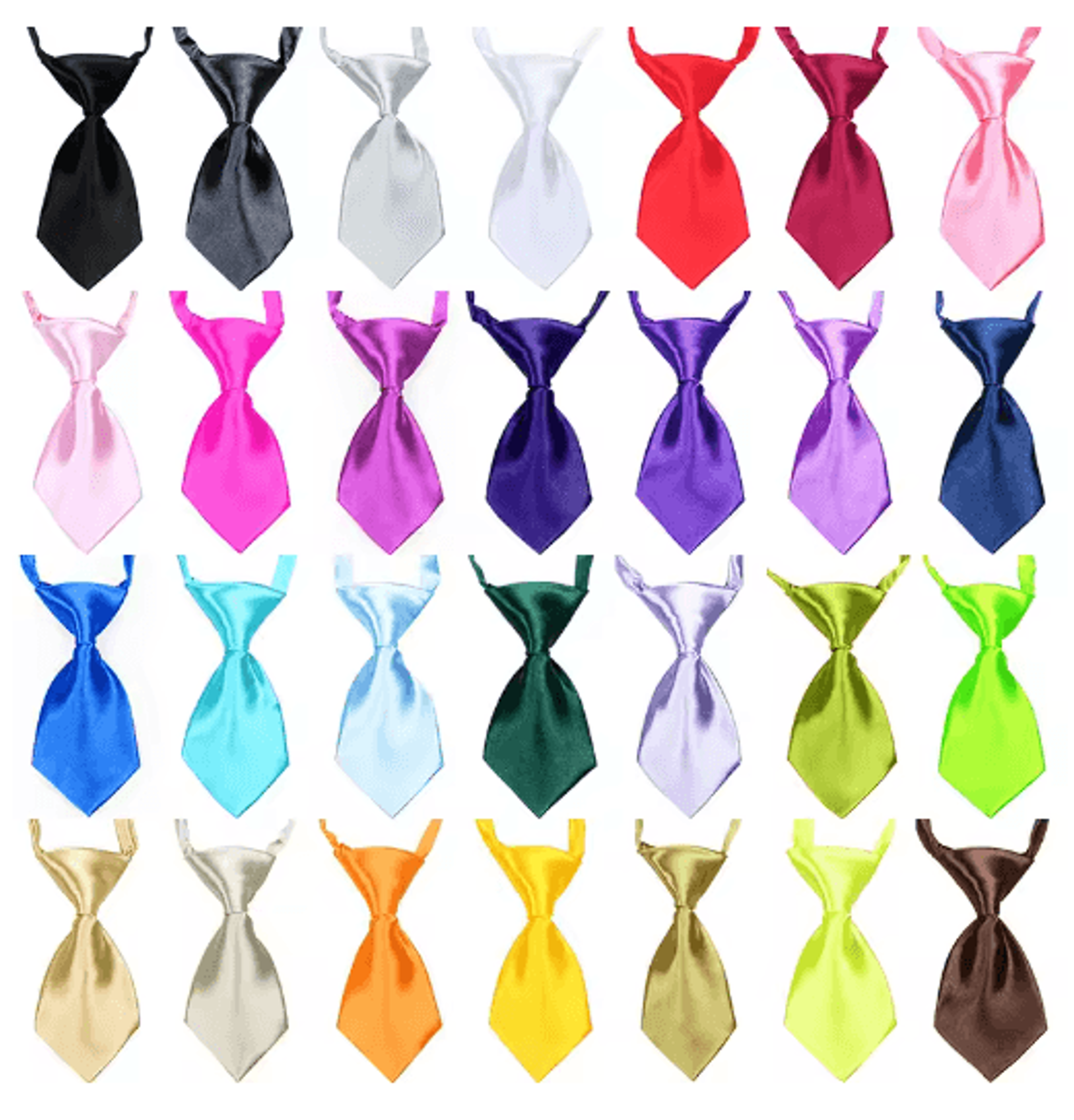 Paw Charm Adjustable Pet Bow Tie Set For Dogs  Cats 1