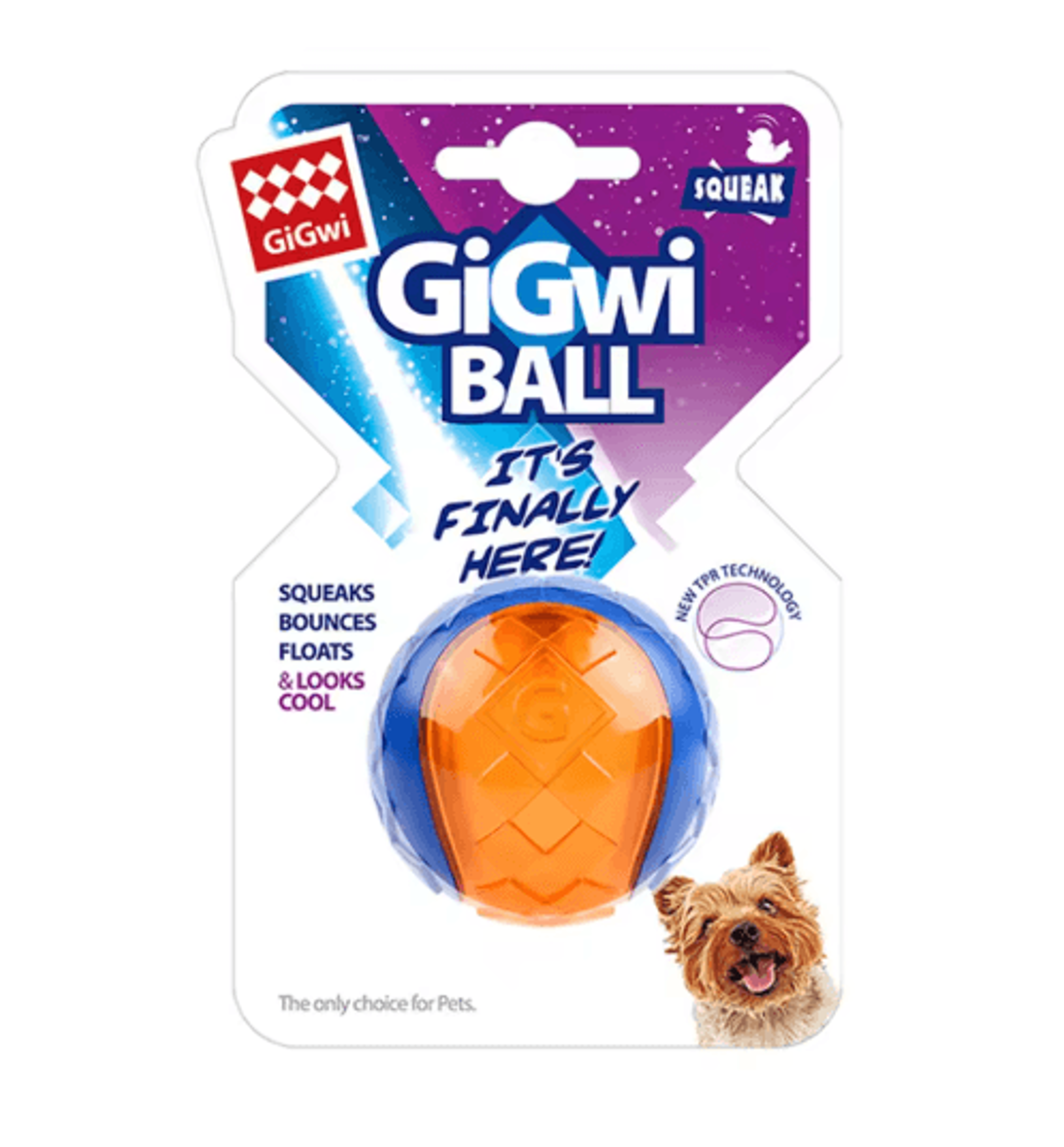 BounceBite Squeaky Rubber Dog Ball  NonToxic Interactive Chew Toy For Small  Large Dogs 1