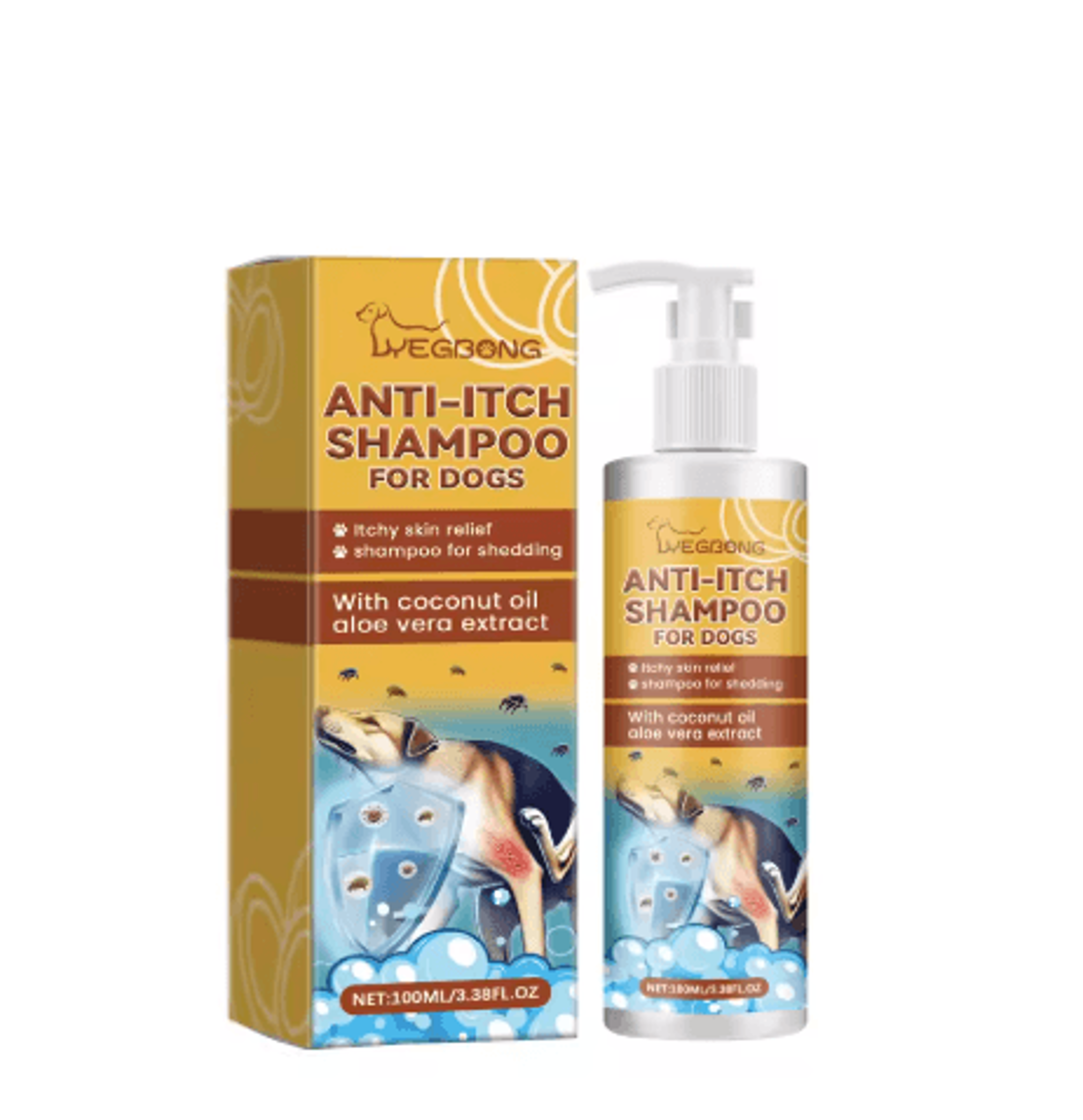 PurePaw Sensitive Skin Dog Shampoo  Conditioner  Moisturizing AntiItch Pet Cleaning Foam 3