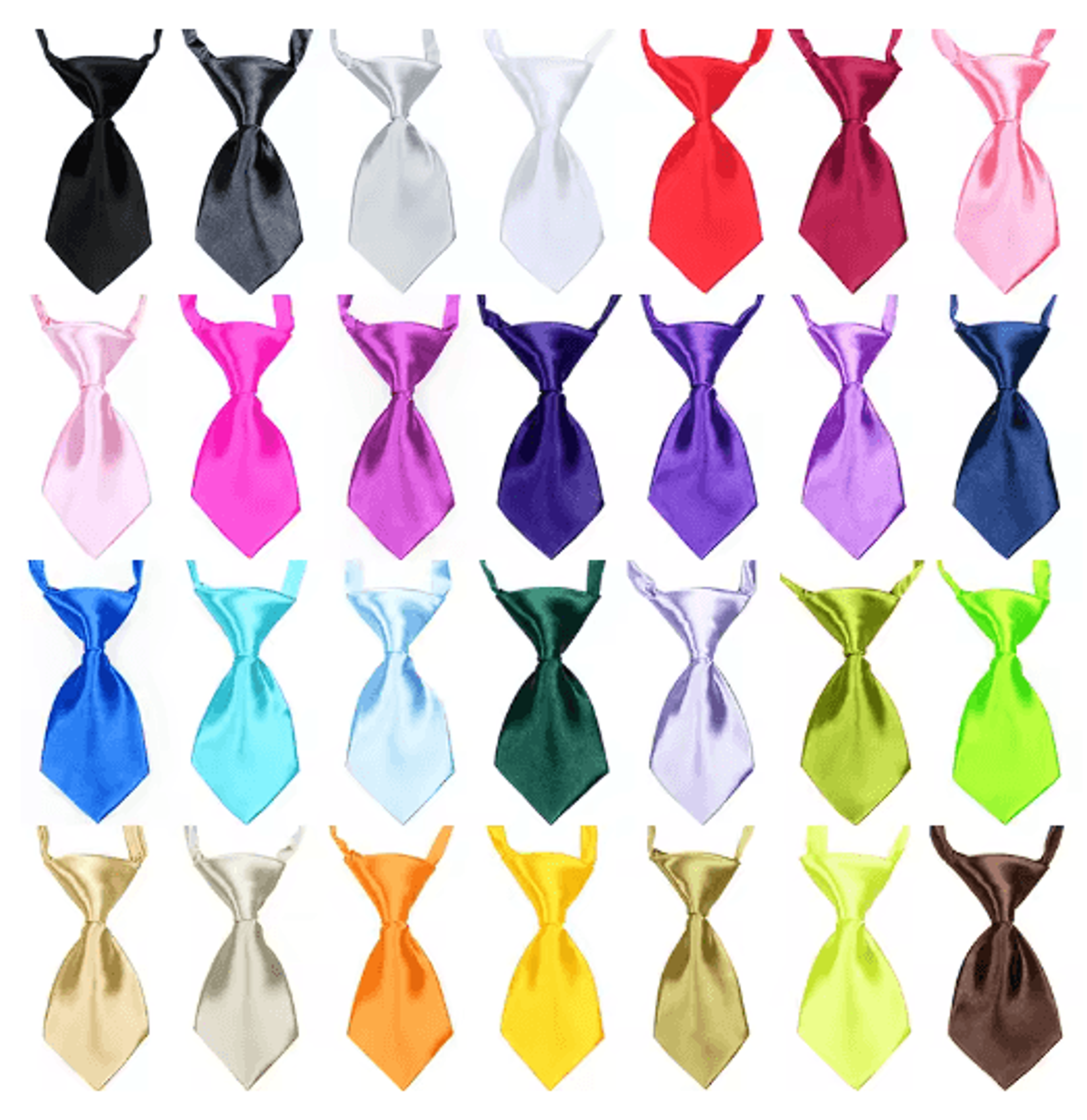 Adjustable Pet Bow Tie Neckties Set For Dogs  Cats Holiday Grooming Accessories 2550100PCS 7