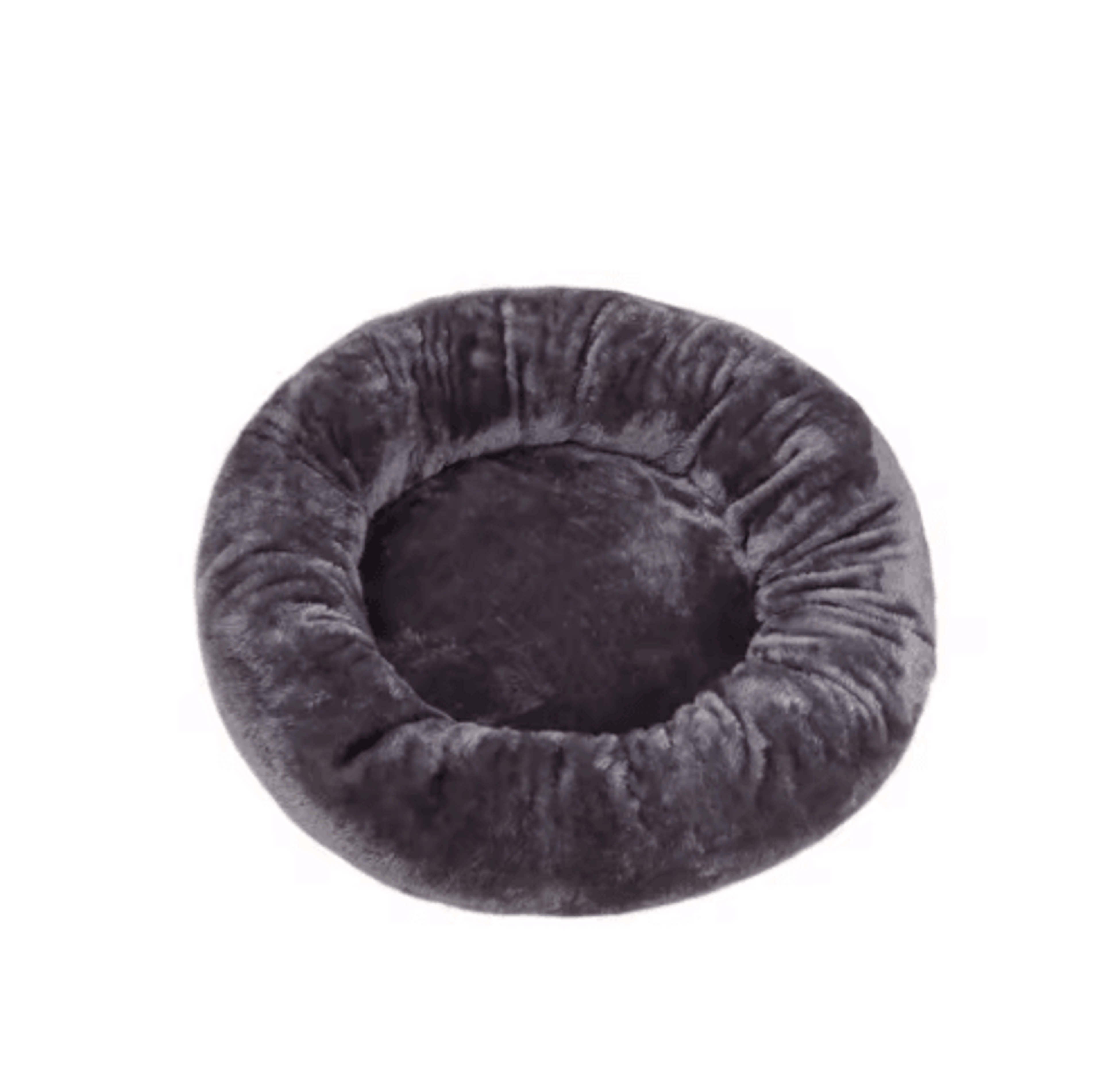 Comfortable Donut Pet Bed  Soft Washable Round Cushion For Dogs  Cats 2