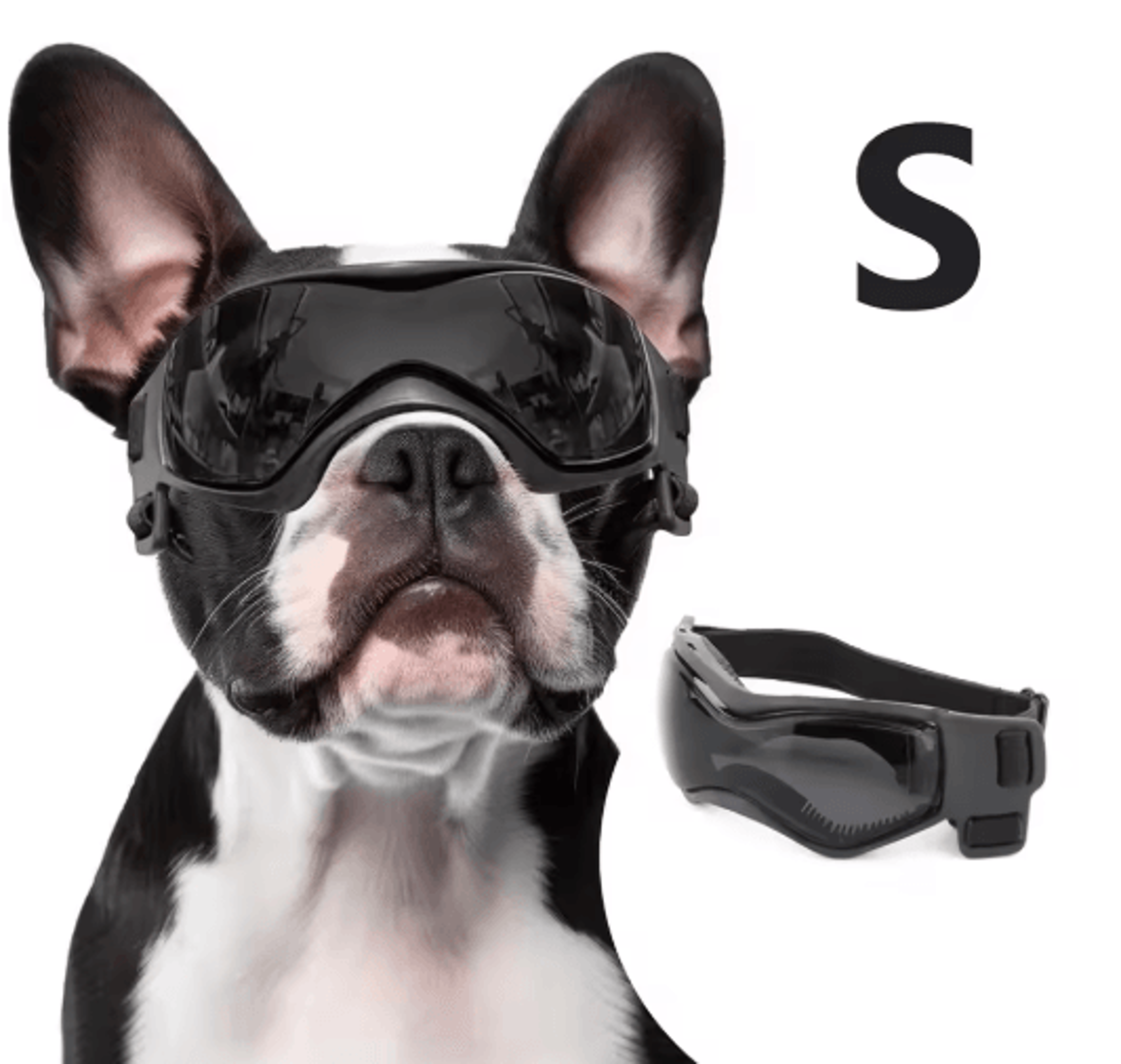 Adjustable Dog Sunglasses With UV Protection  Windproof Pet Goggles For Small  Medium Dogs 0