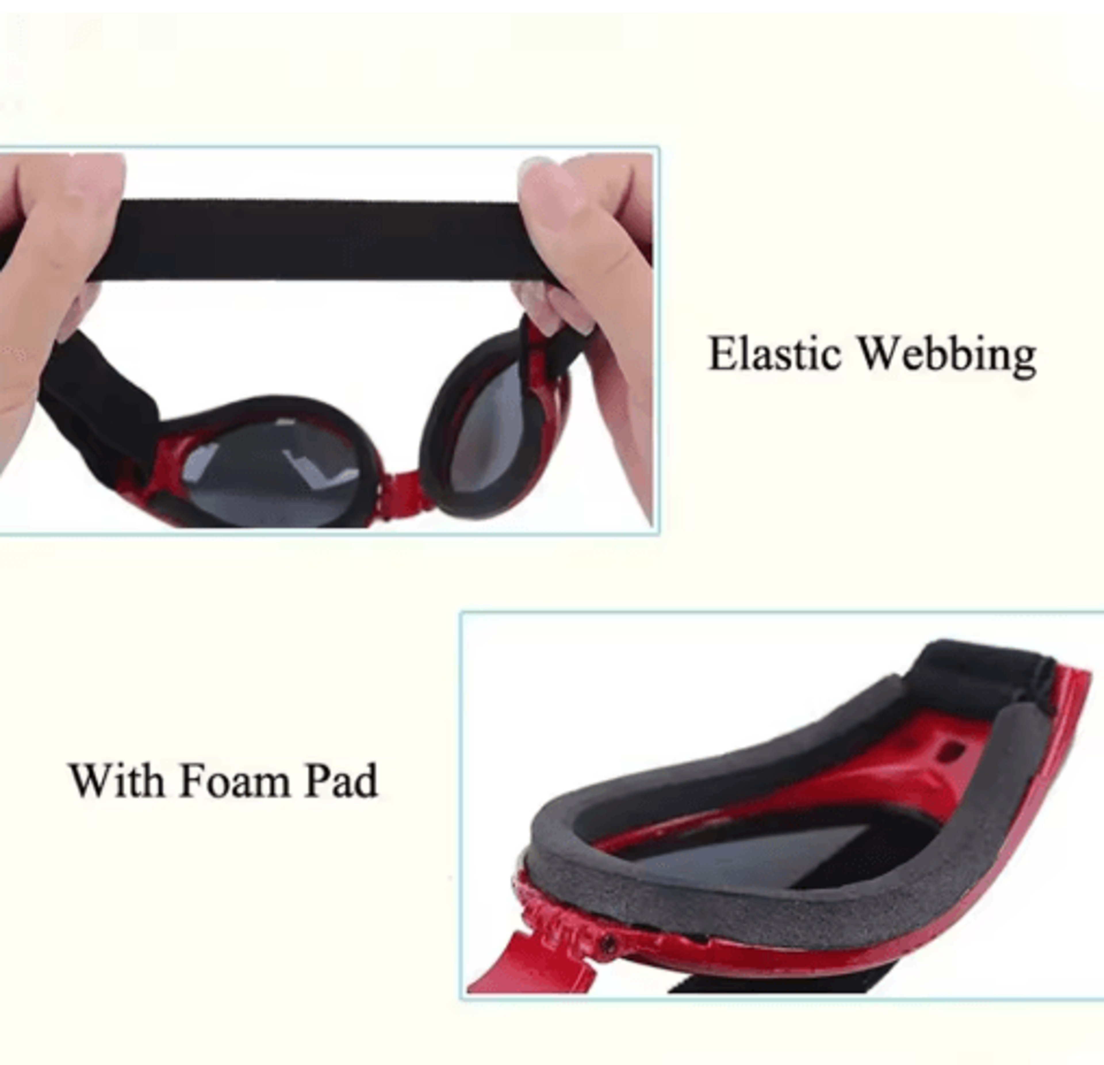 Foldable Pet Sunglasses For Dogs  Cats  Outdoor UV Protection Dog Glasses 7