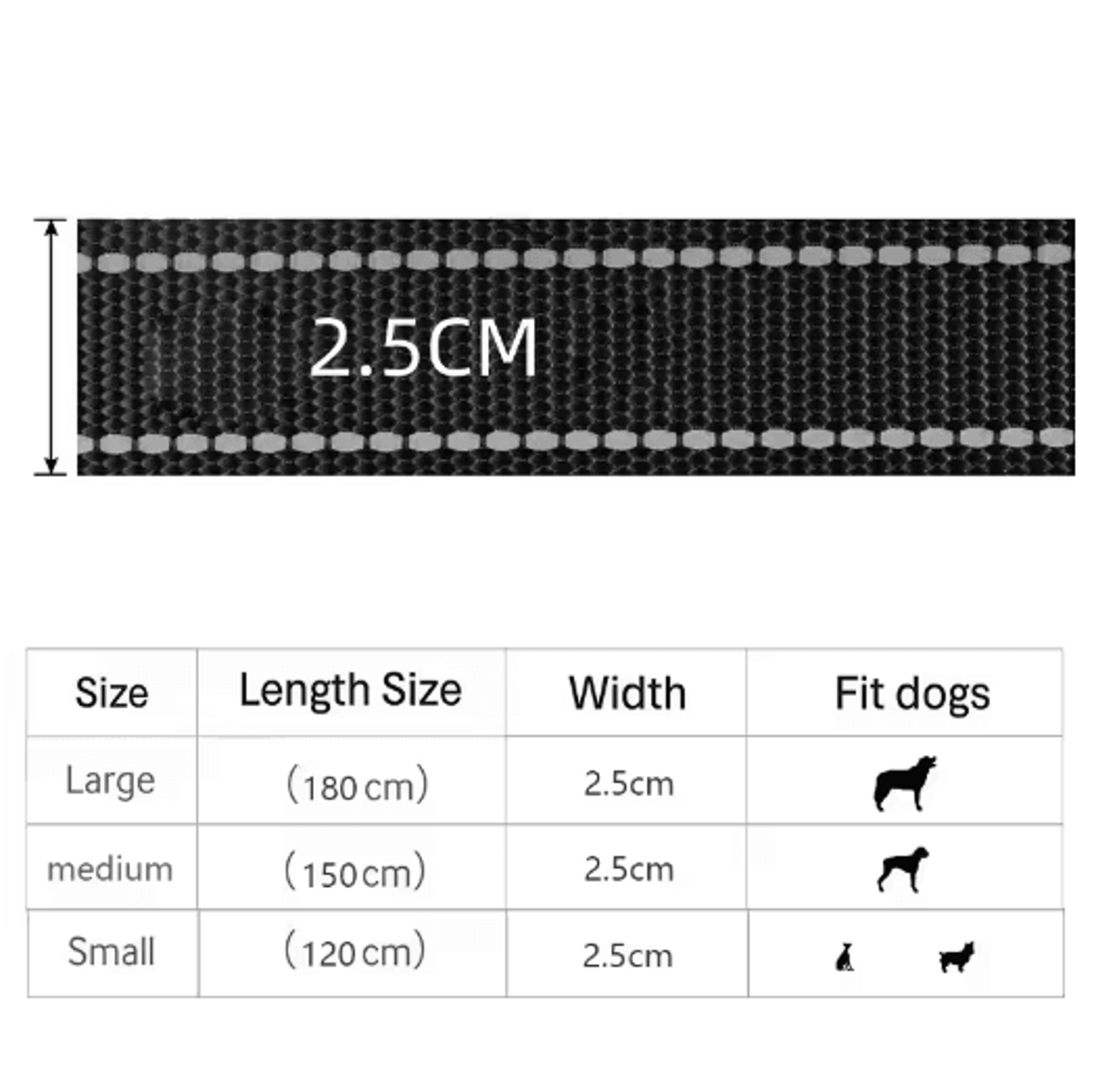 Heavy Duty Double Handle Dog Leash For Training  Walking 10