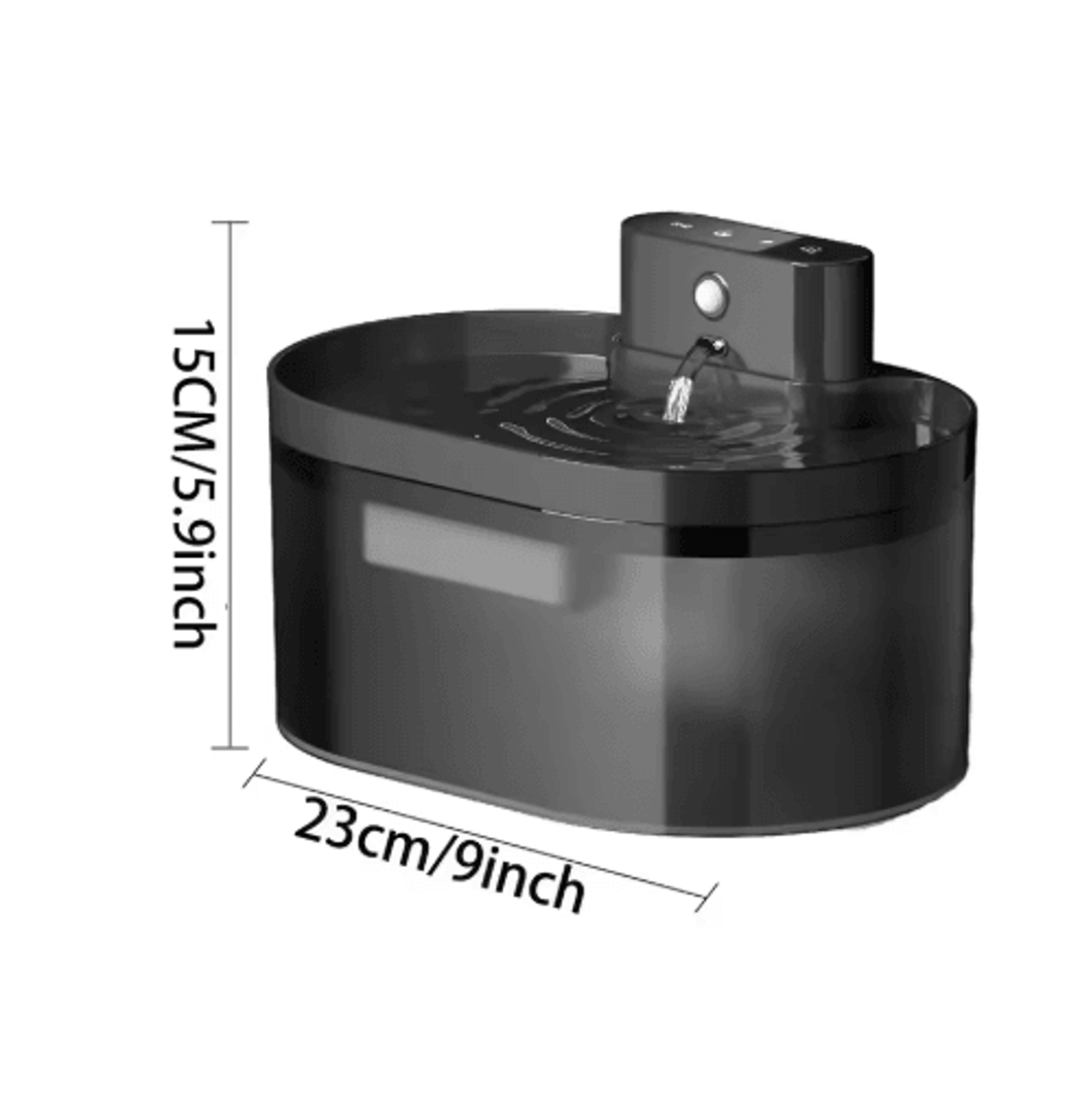 Wireless Cat Water Fountain With Motion Sensor 22L Automatic Pet Water Dispenser 6