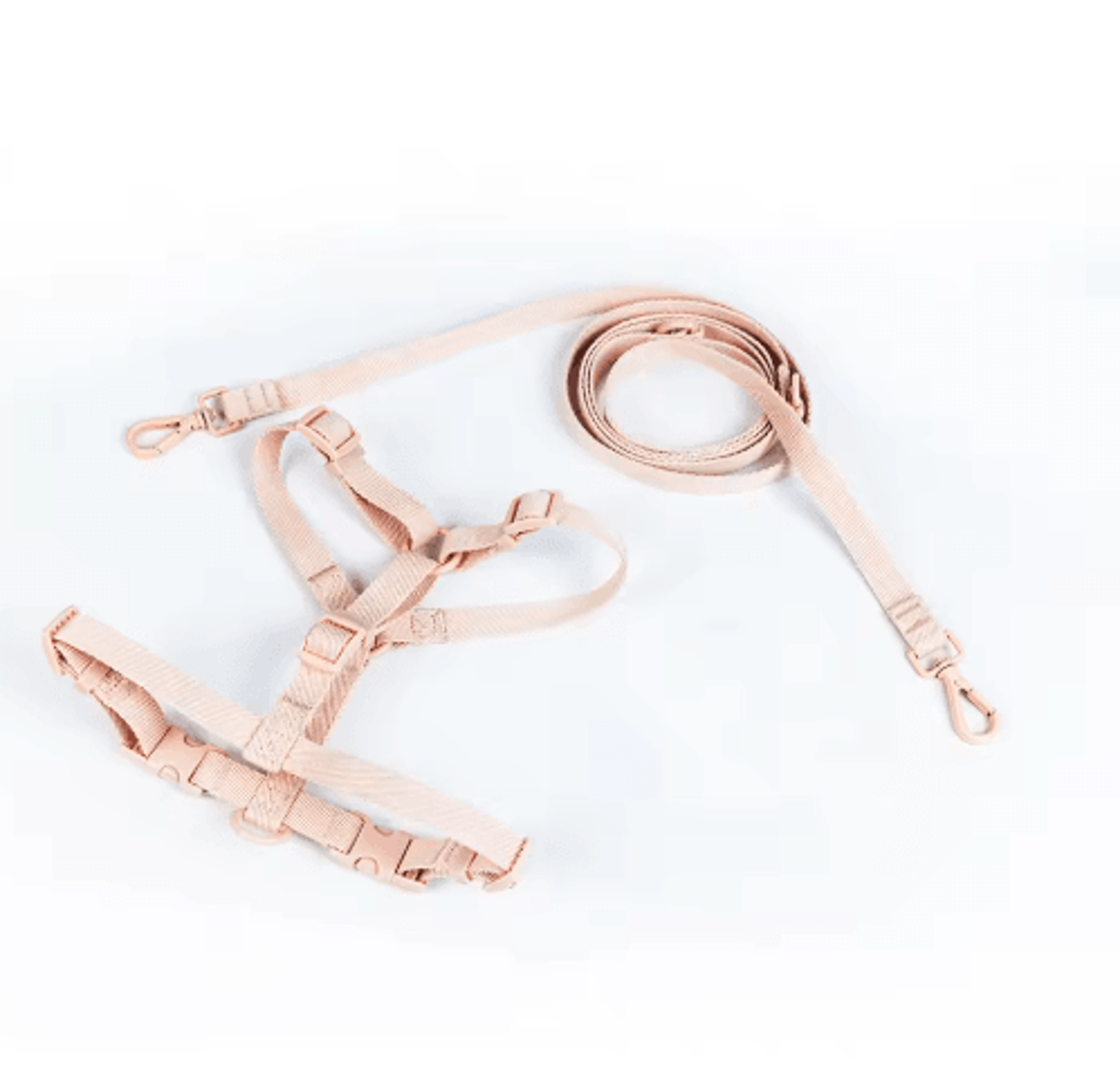 Macaron Dual Head Pet Harness  Leash Set Adjustable Vest For Small  Medium Dogs 5