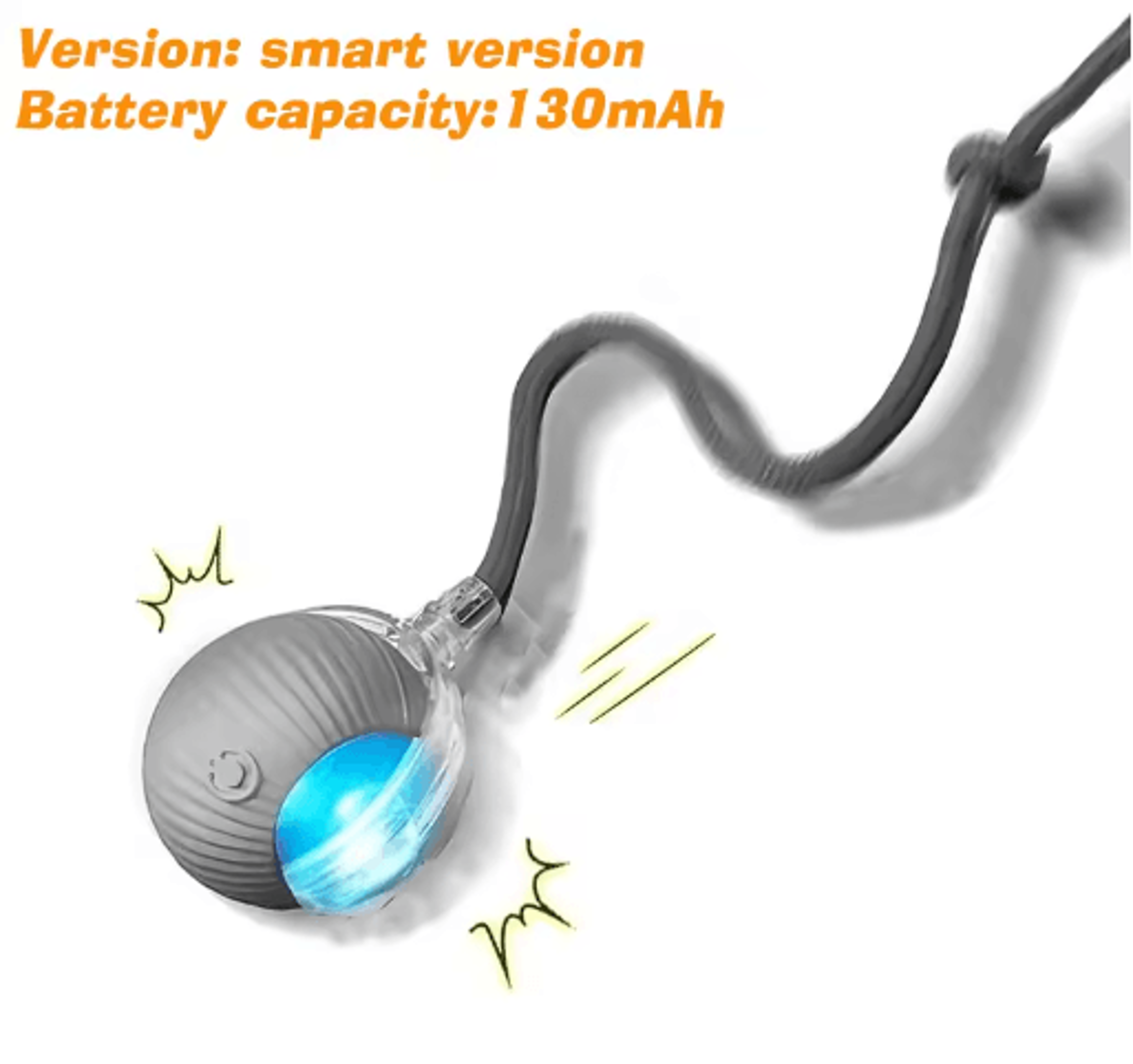 Smart Automatic Rolling Dog Ball Rechargeable Interactive Toy For Puppies  Dogs 4