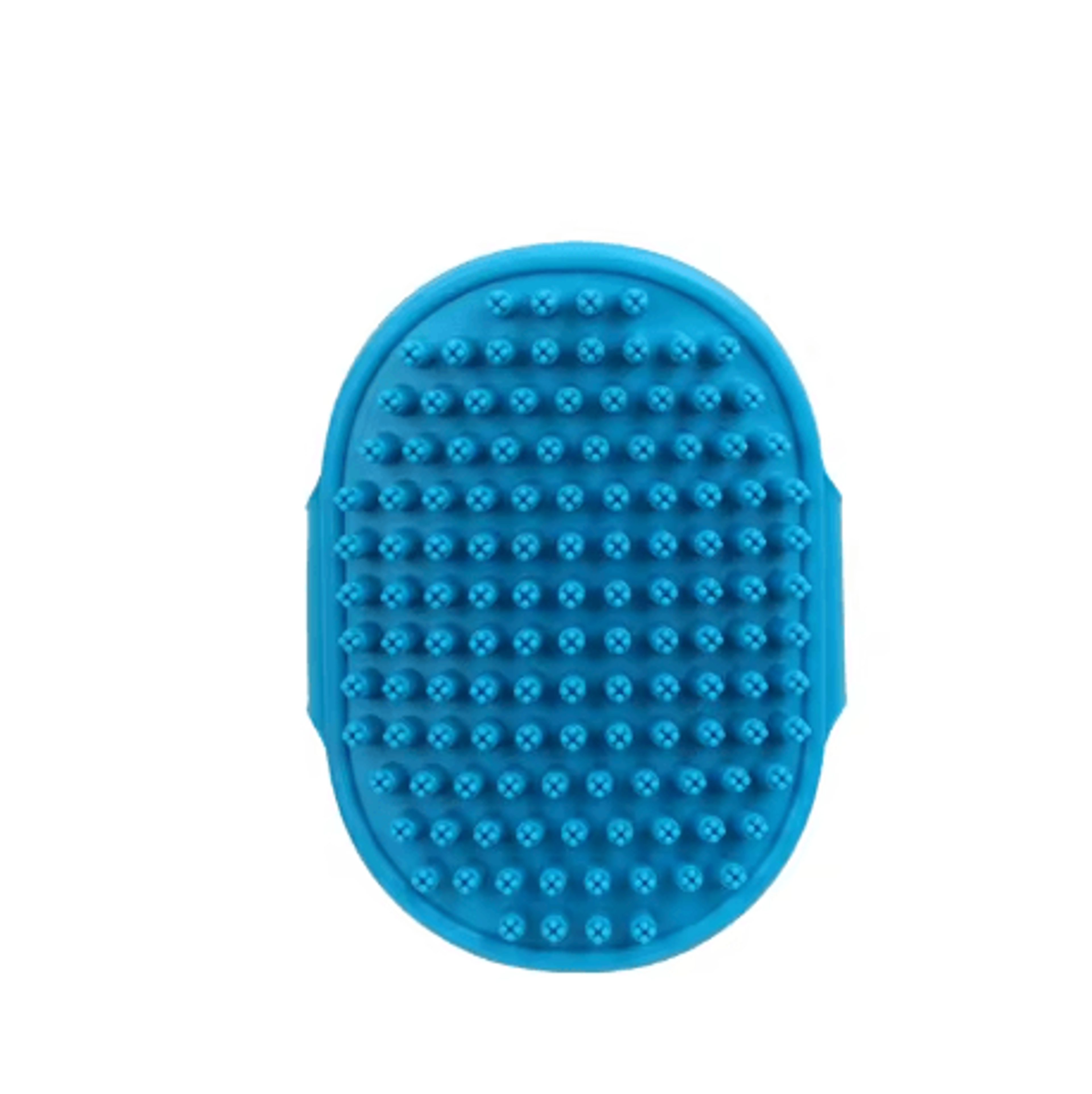 Pet Grooming Bath Brush  Rubber Bristle Shedding  Massage Comb For Cats  Dogs 2