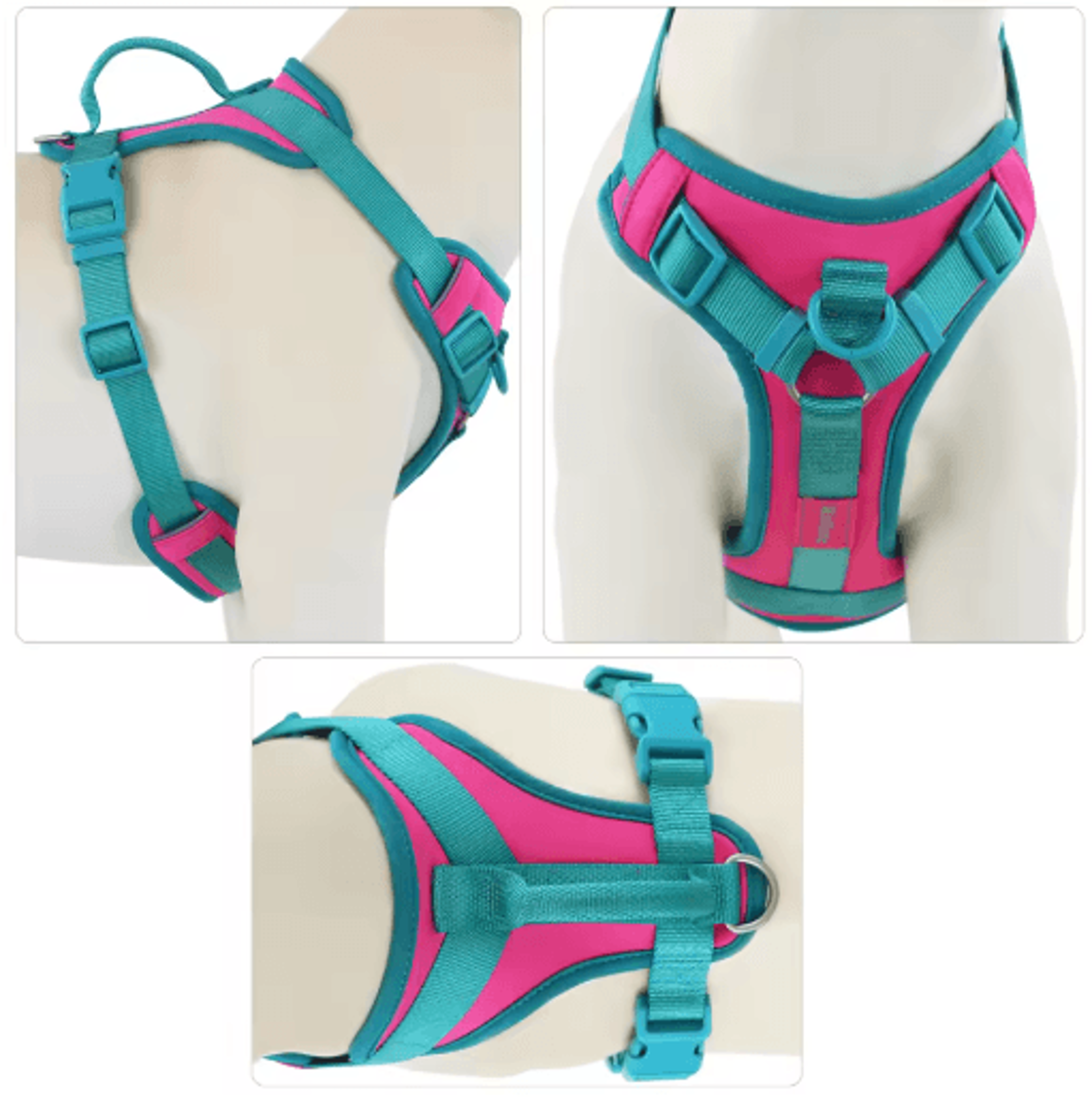 Breathable No Pull Dog Harness  Adjustable Personalized Chest Strap For Small  Large Dogs 0