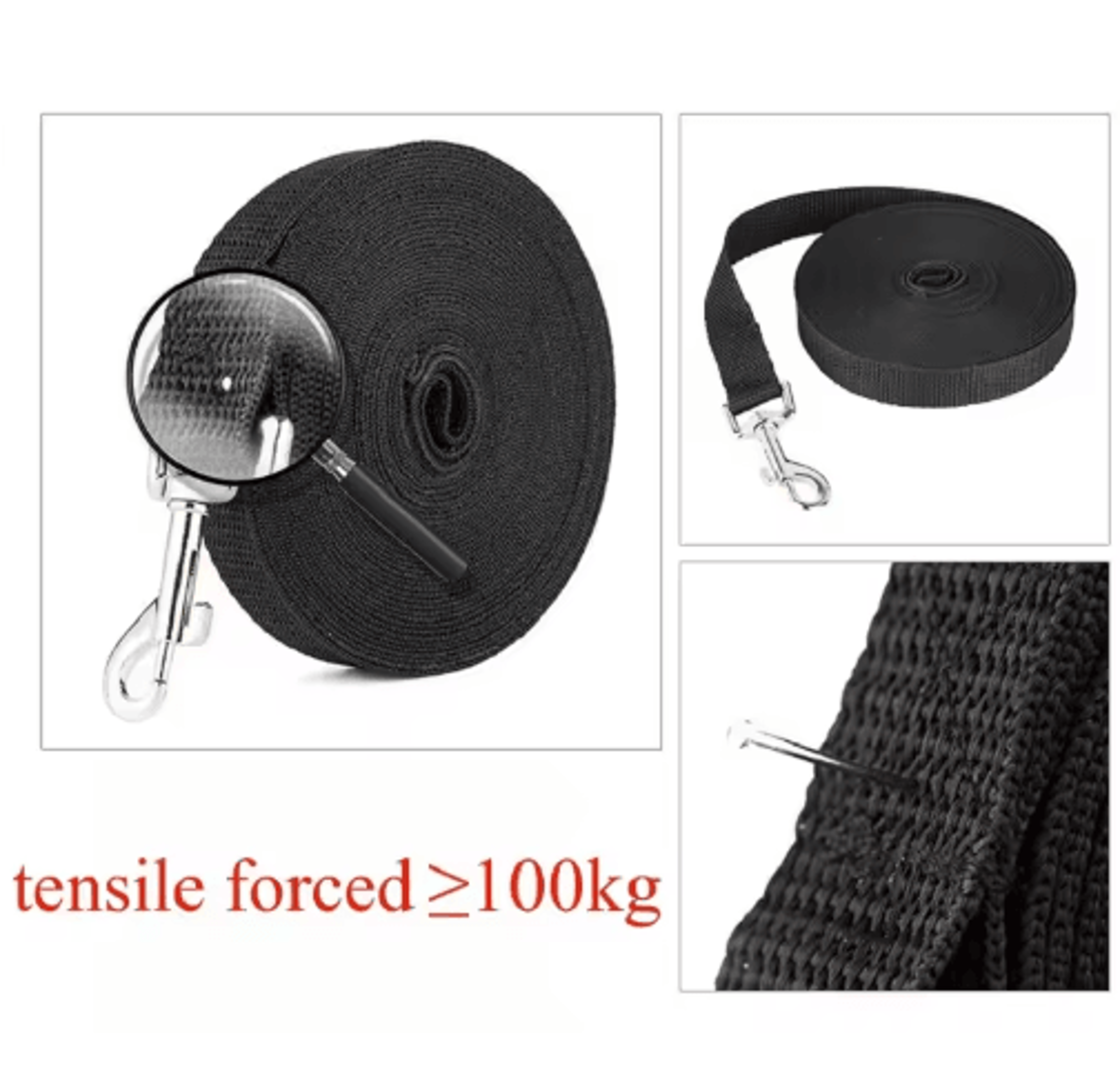 Long Training Dog Leash  Extended Nylon Rope Lead For Outdoor Walking  Puppy Training 8