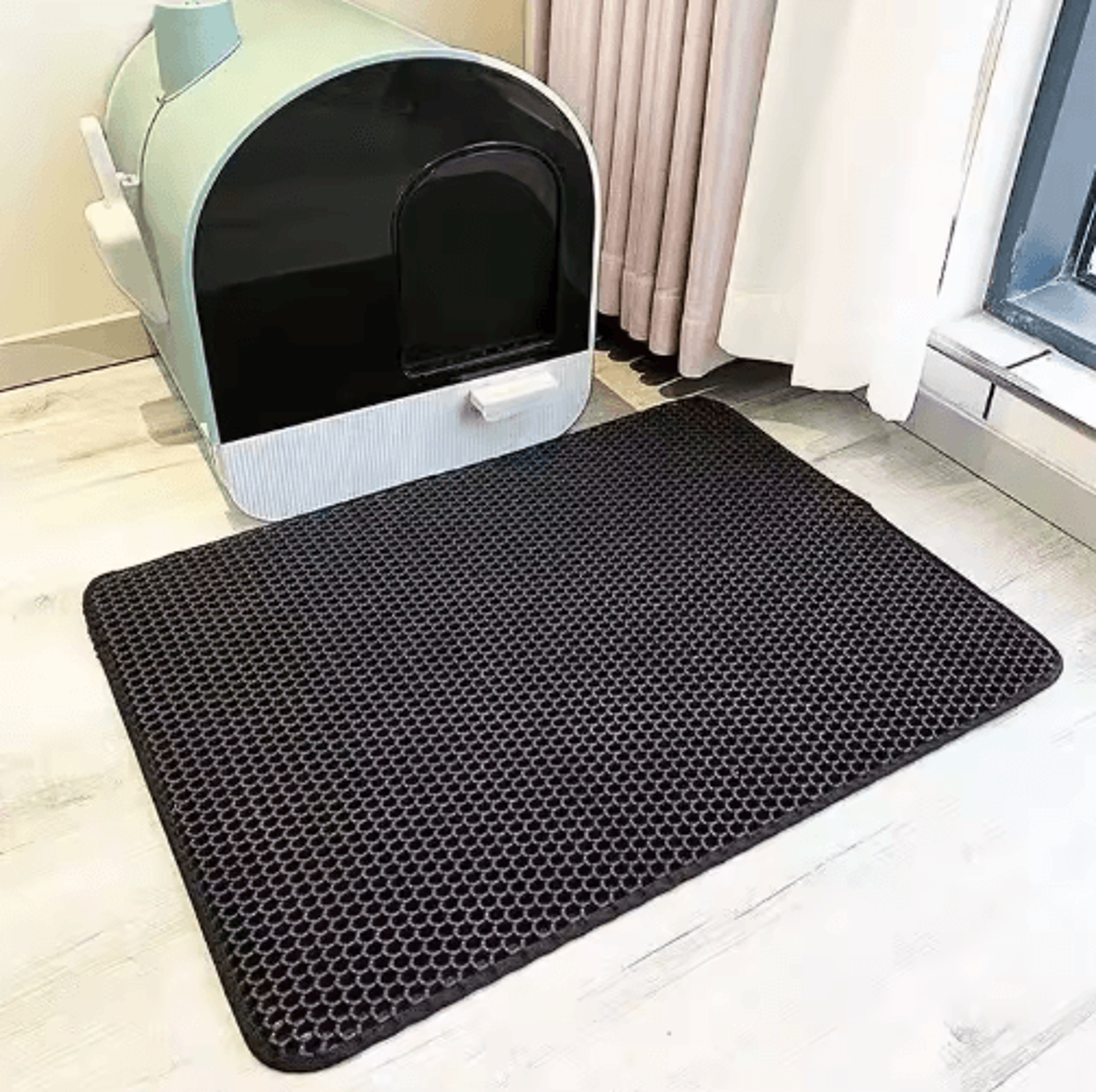 Double Layer Cat Litter Mat  Waterproof NonSlip Litter Trapping Pad For Cats 1