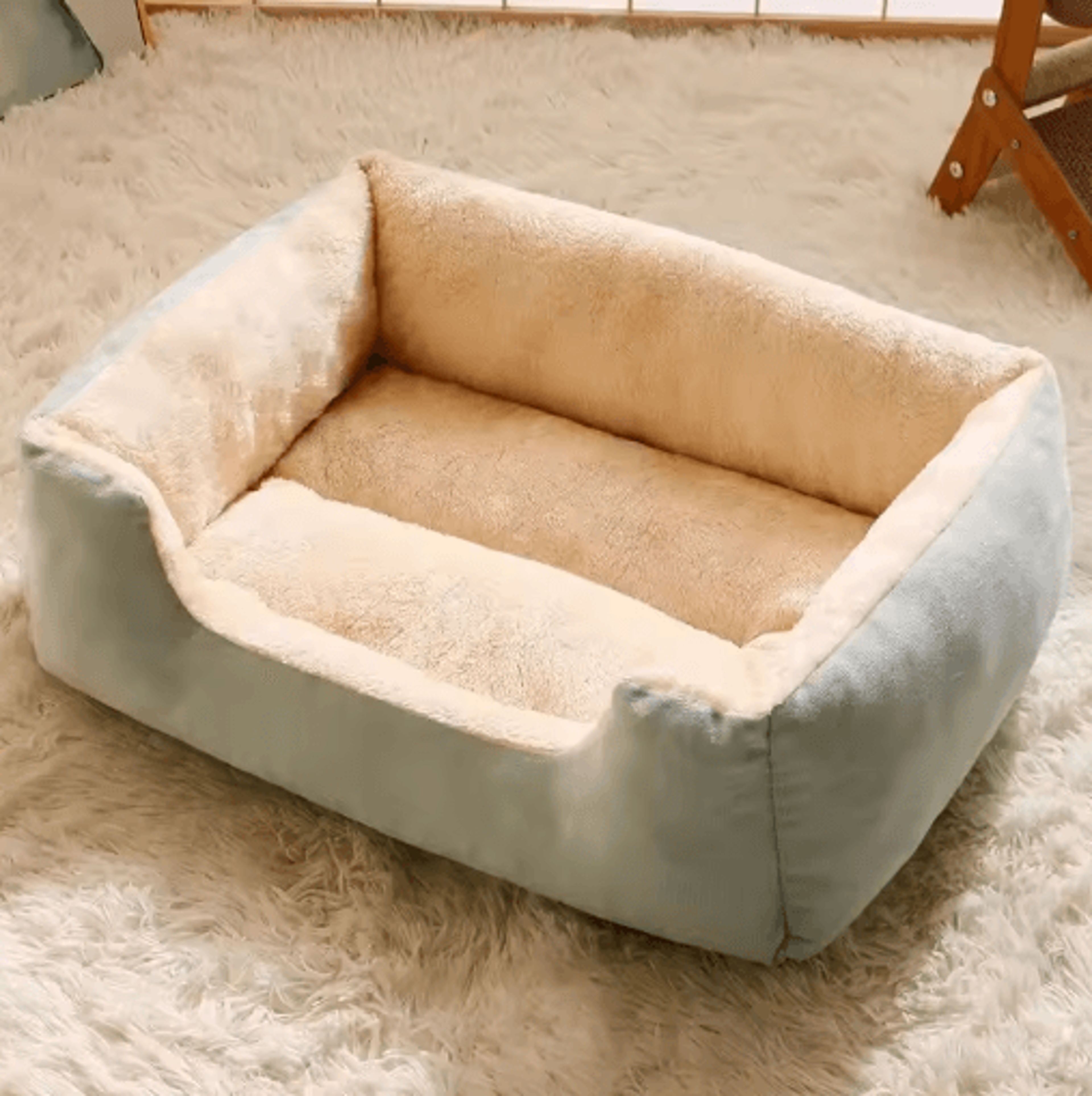 Cozy Winter Pet Bed House Cushion For Cats  Small Dogs 3