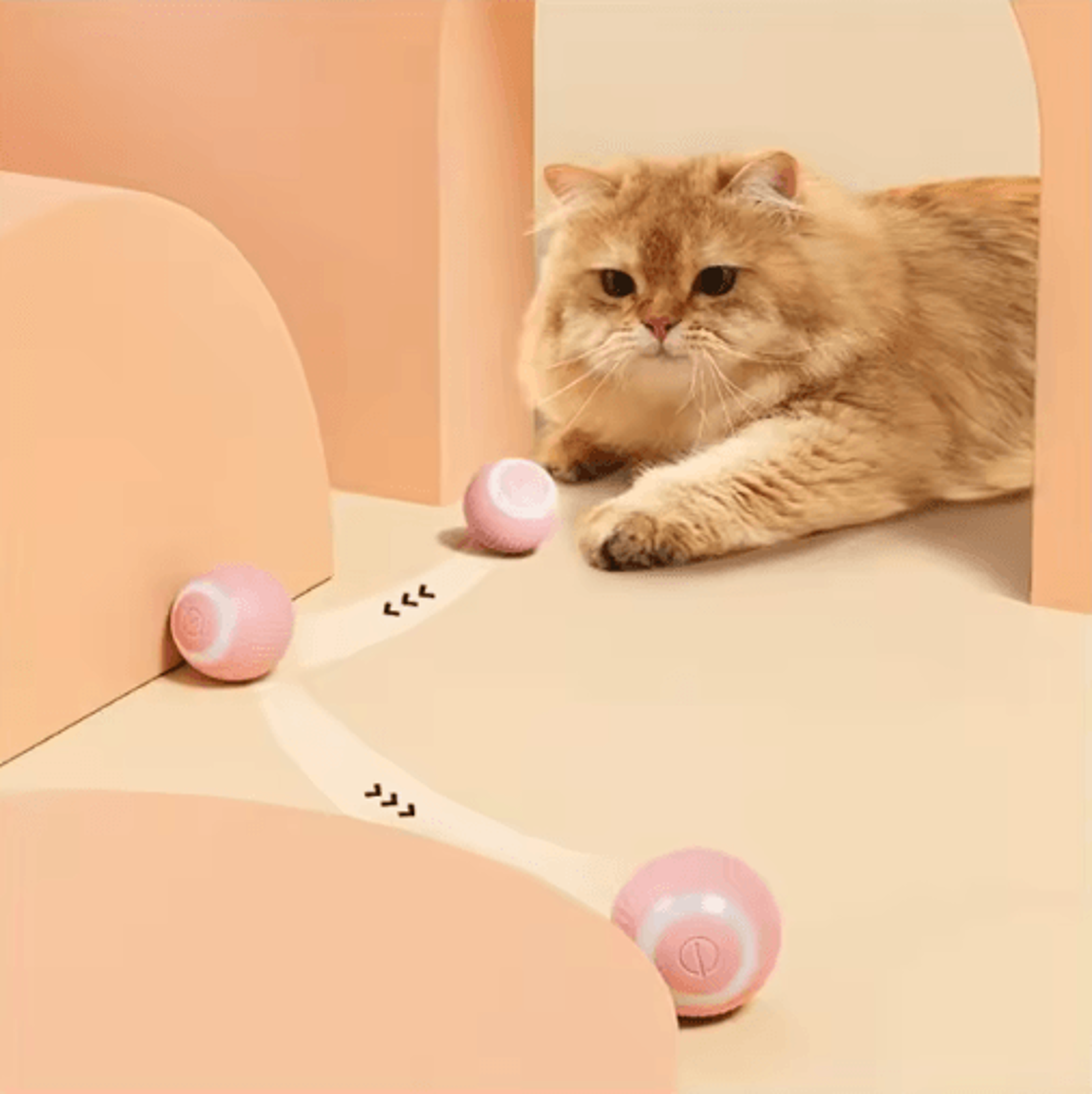 Smart Automatic Rolling Interactive Cat Ball Toy 6
