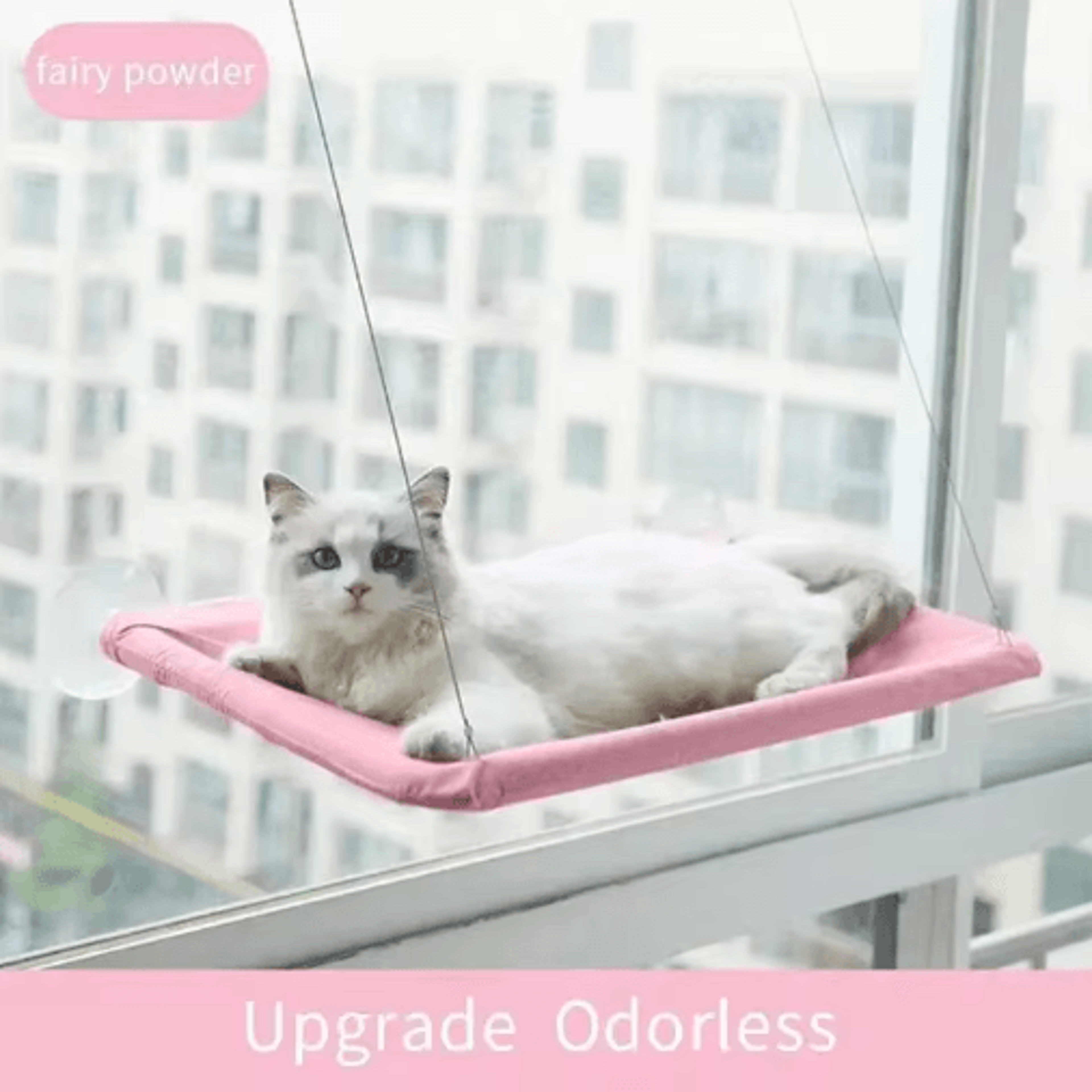 UltraSoft CloudLike Cat Window Hammock Bed For Indoor Cats 2