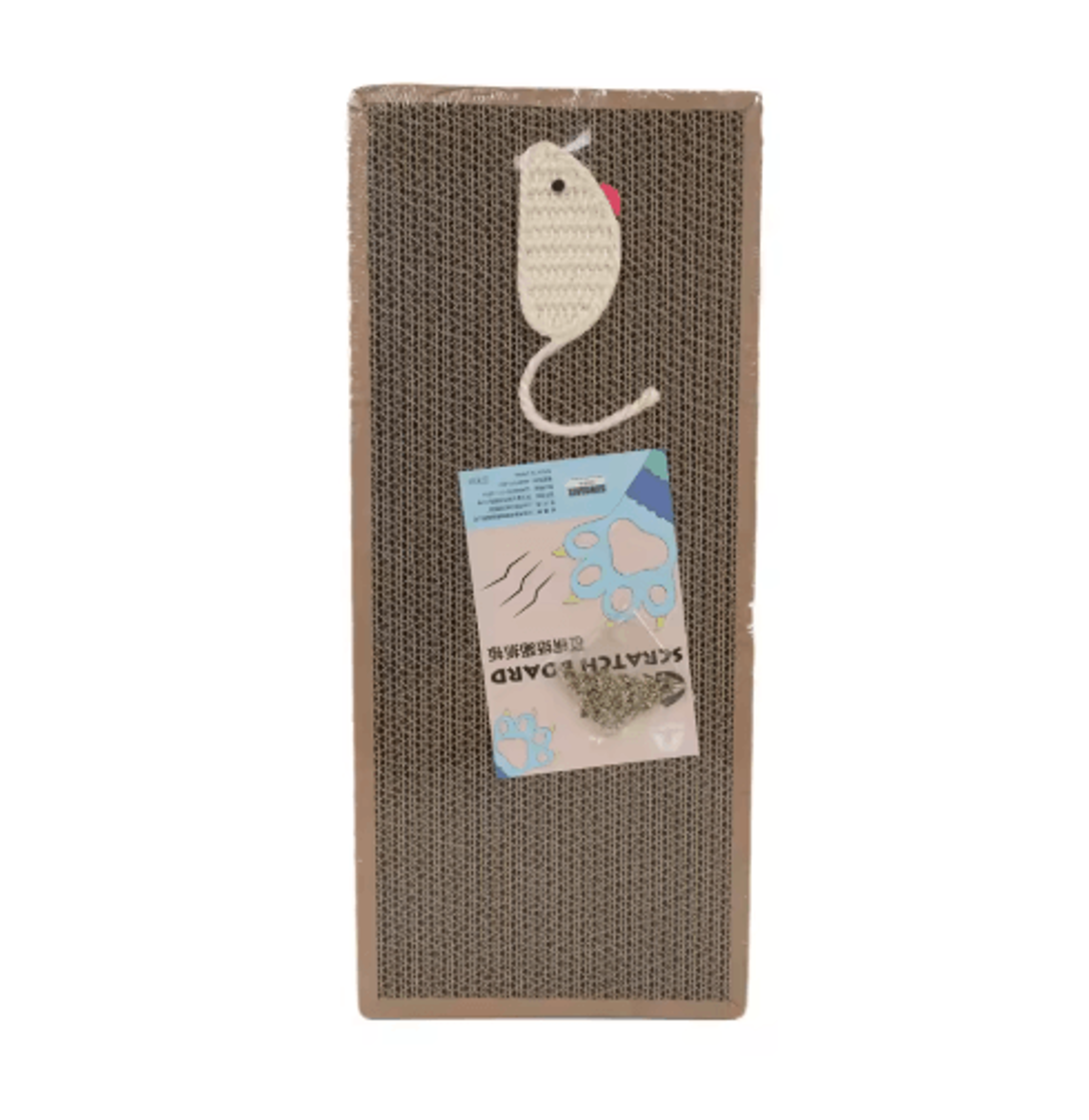 Oval Corrugated Cat Scratching Board  Claw Grinding Nest 1