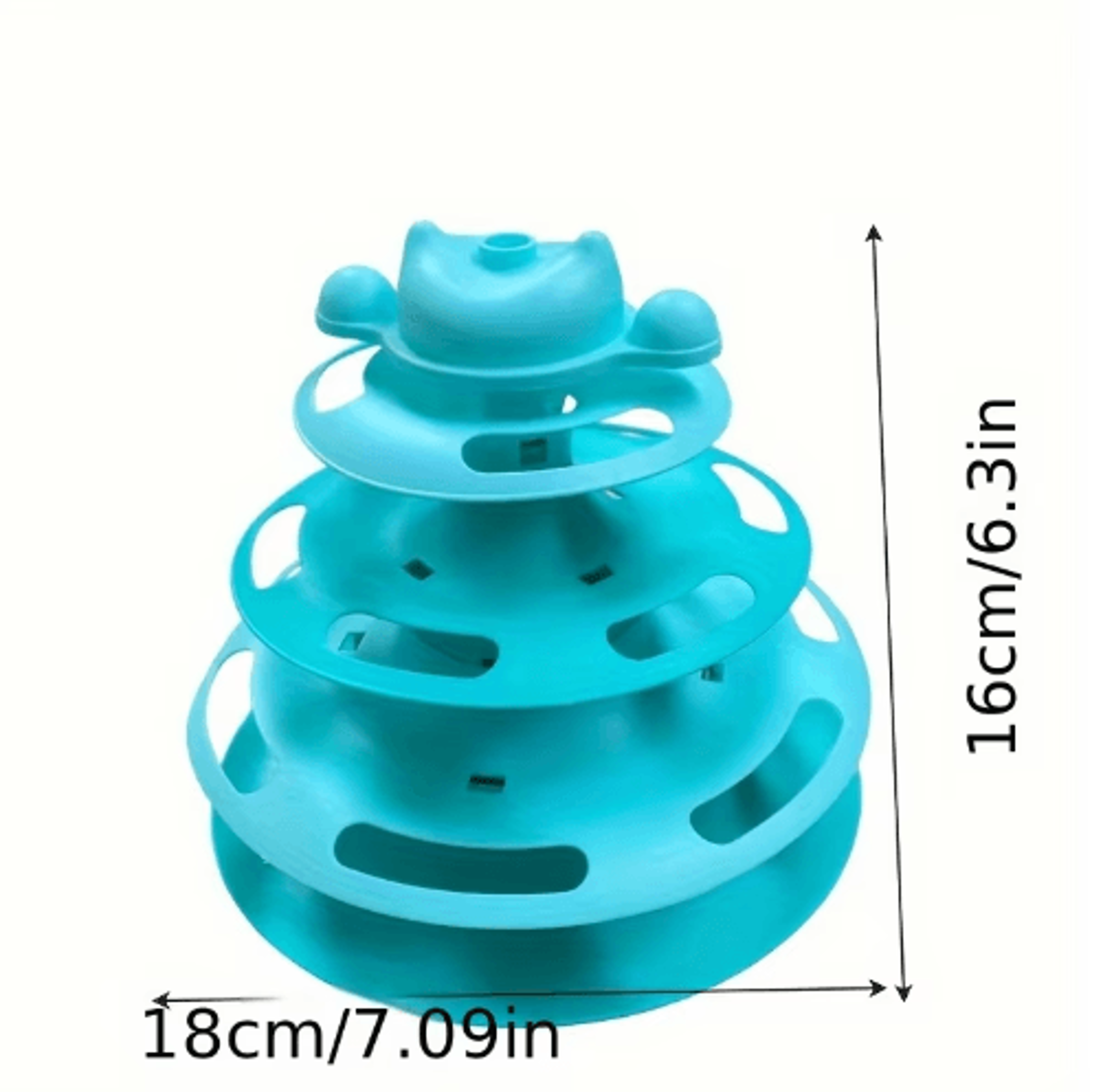 Triple Play Interactive Cat Ball Track Toy For Indoor Cats 7