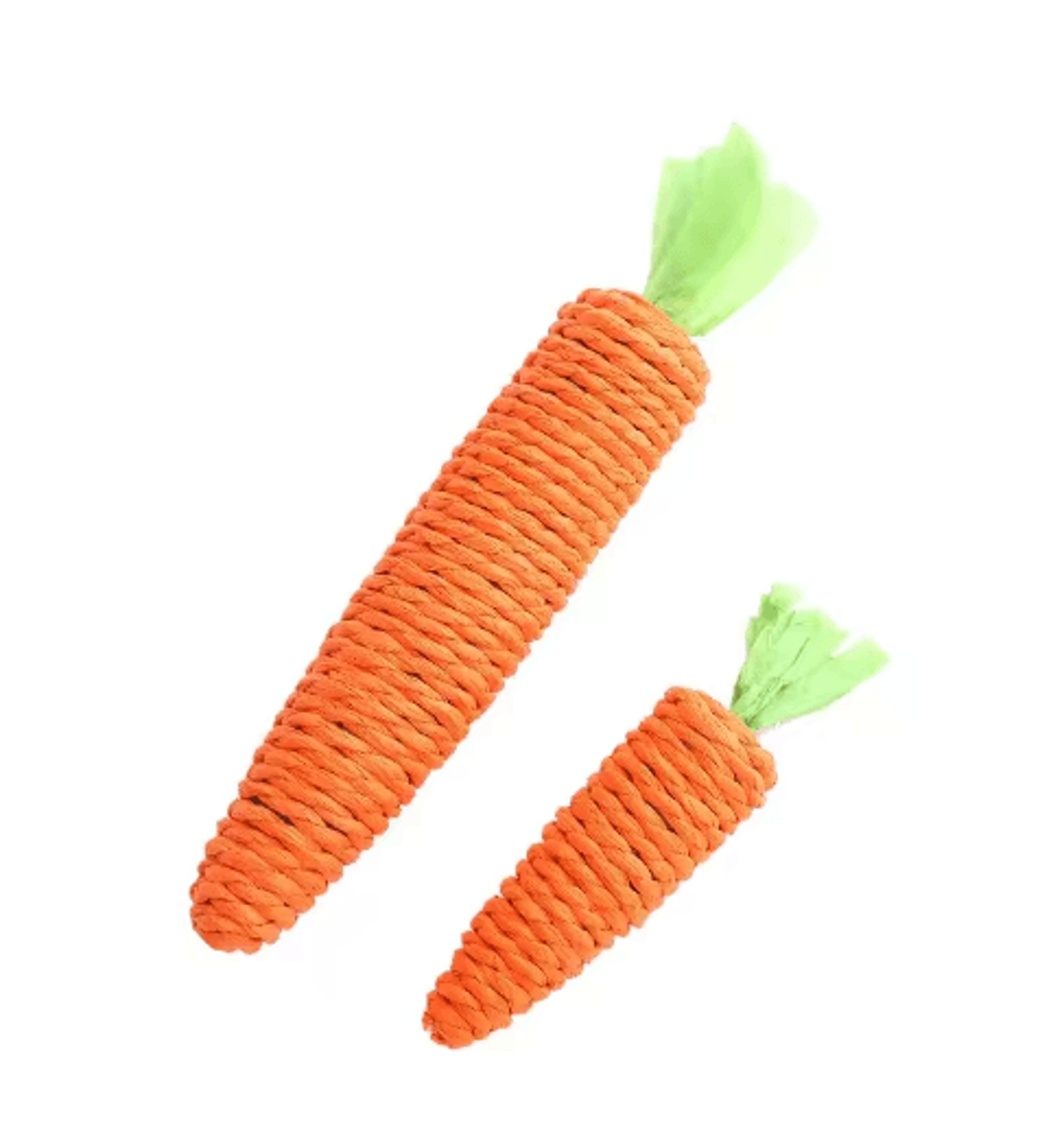 Interactive Carrot Cat Chew Toy With Sound  Rope Scratcher 8