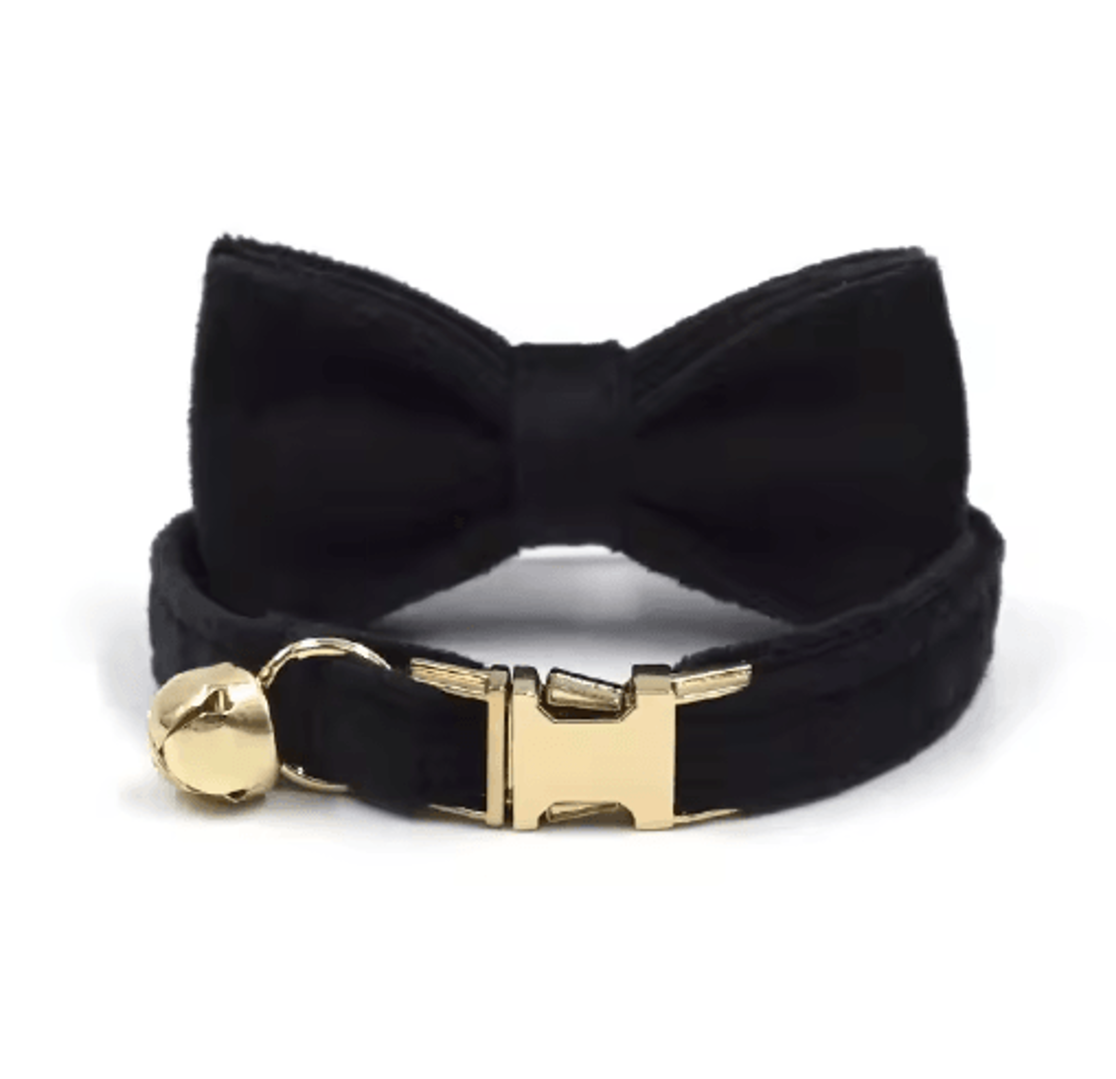 Personalized Velvet Cat Collar With Engraved Name  Bow Bell 17