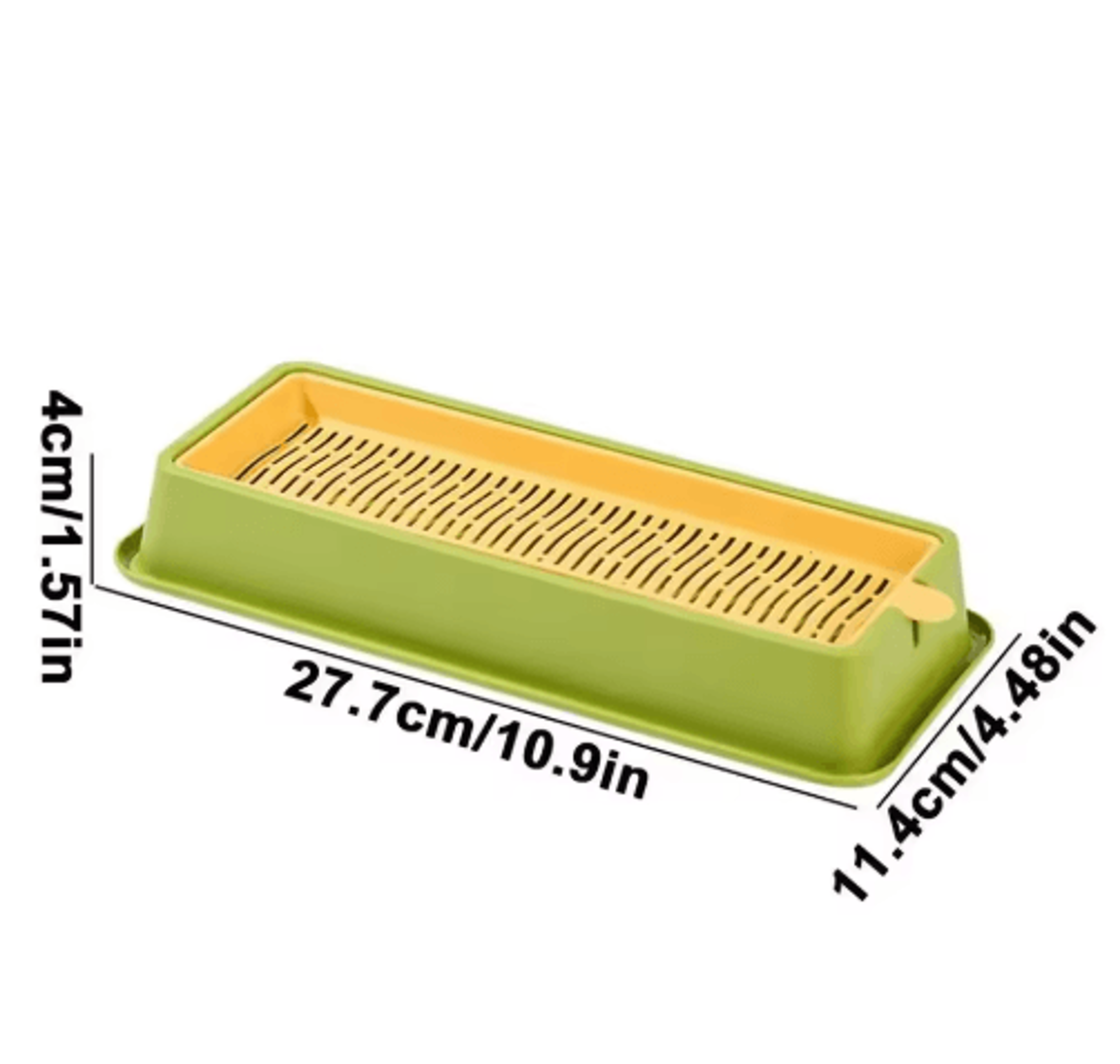 Layered Soilless Cat Grass Growing Kit With Seed Germination Tray 1