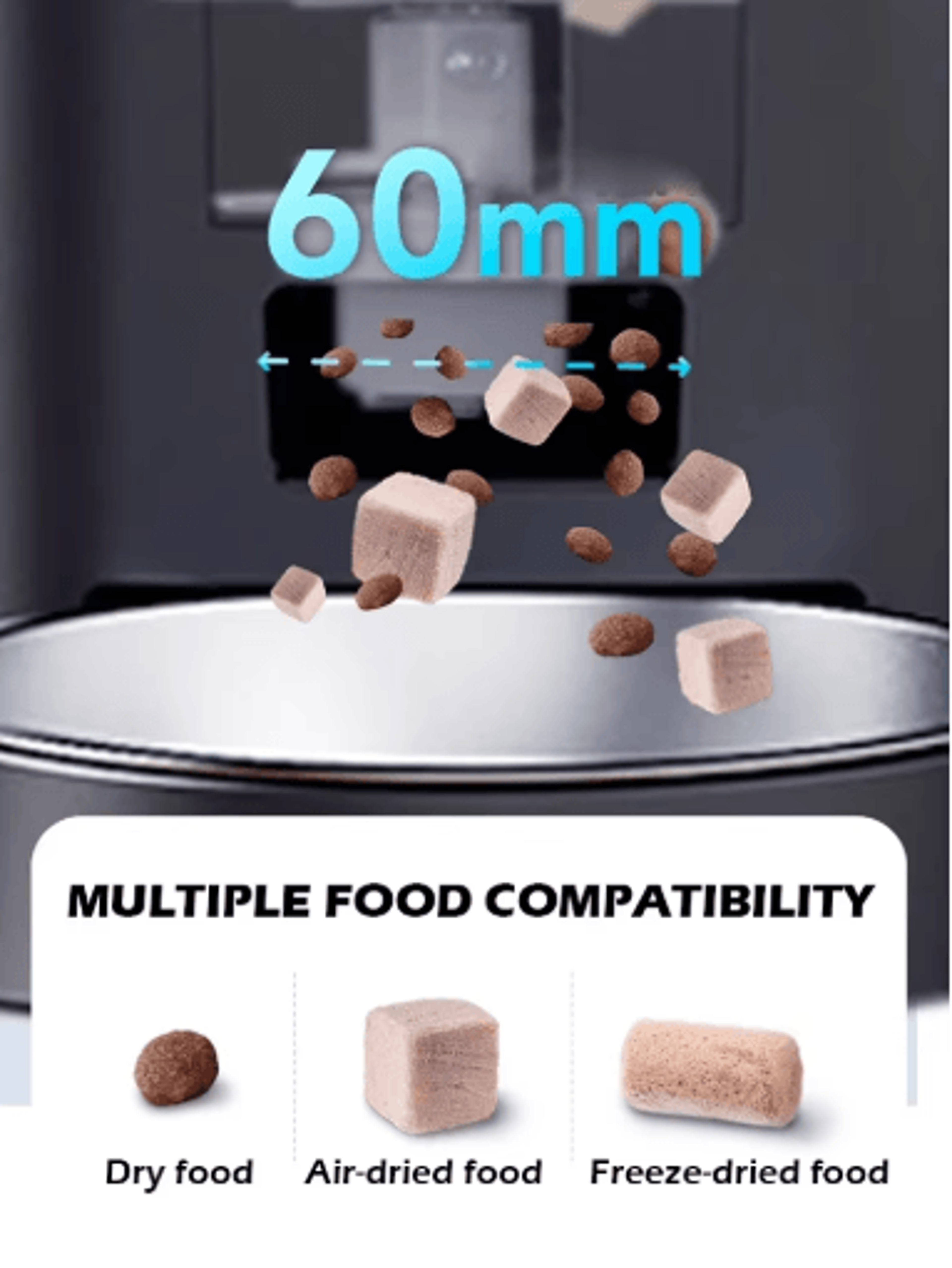Furpipi Smart Automatic Pet Feeder With 1080P HD Camera  App Control 9