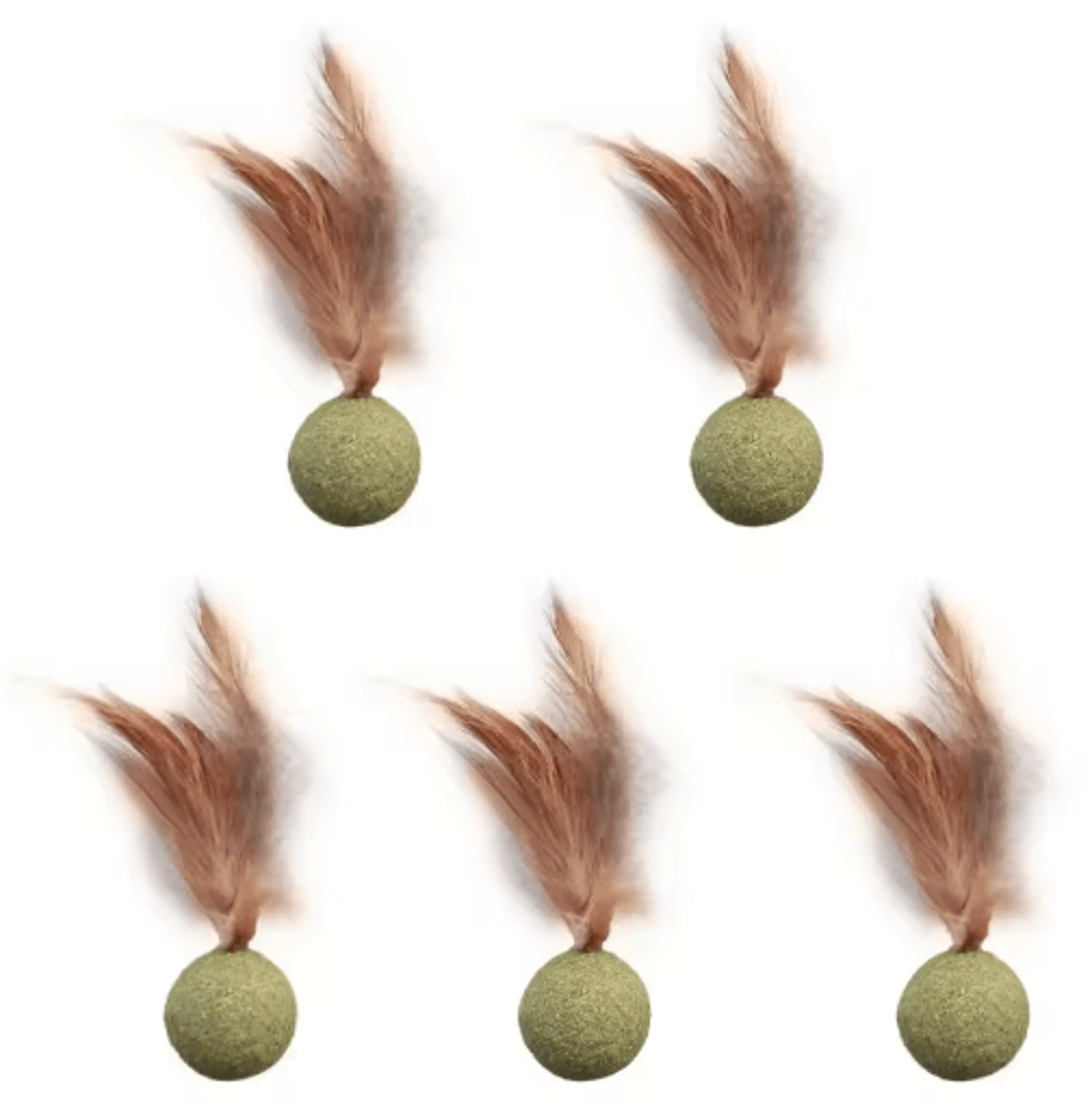 MintyPaws Edible Catnip Ball Toy Interactive Dental  Chasing Treat For Cats 0