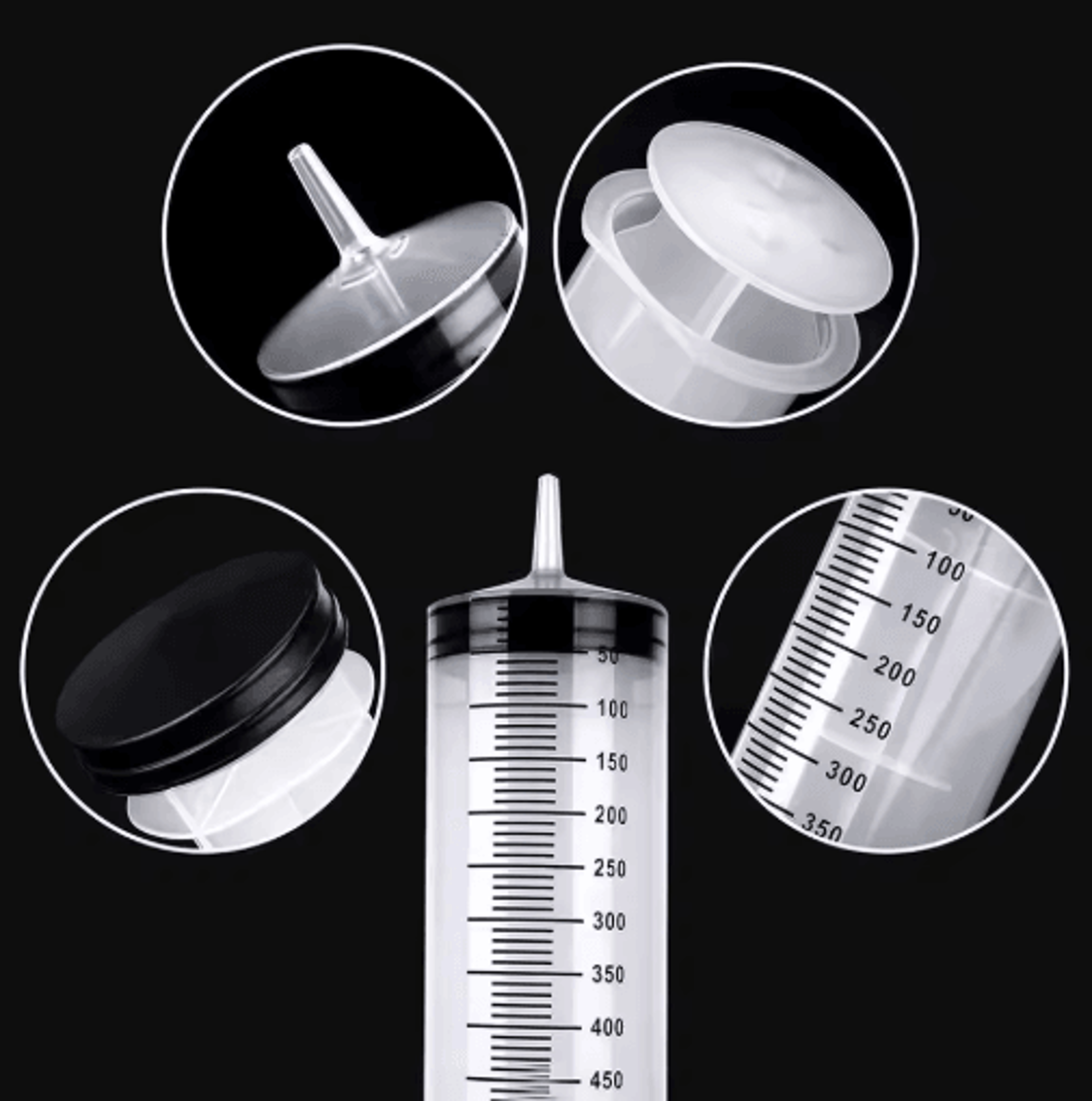 Flow Master Large Capacity Feeding Syringe Kit With Hose  MultiPurpose Pet Care Injector 16