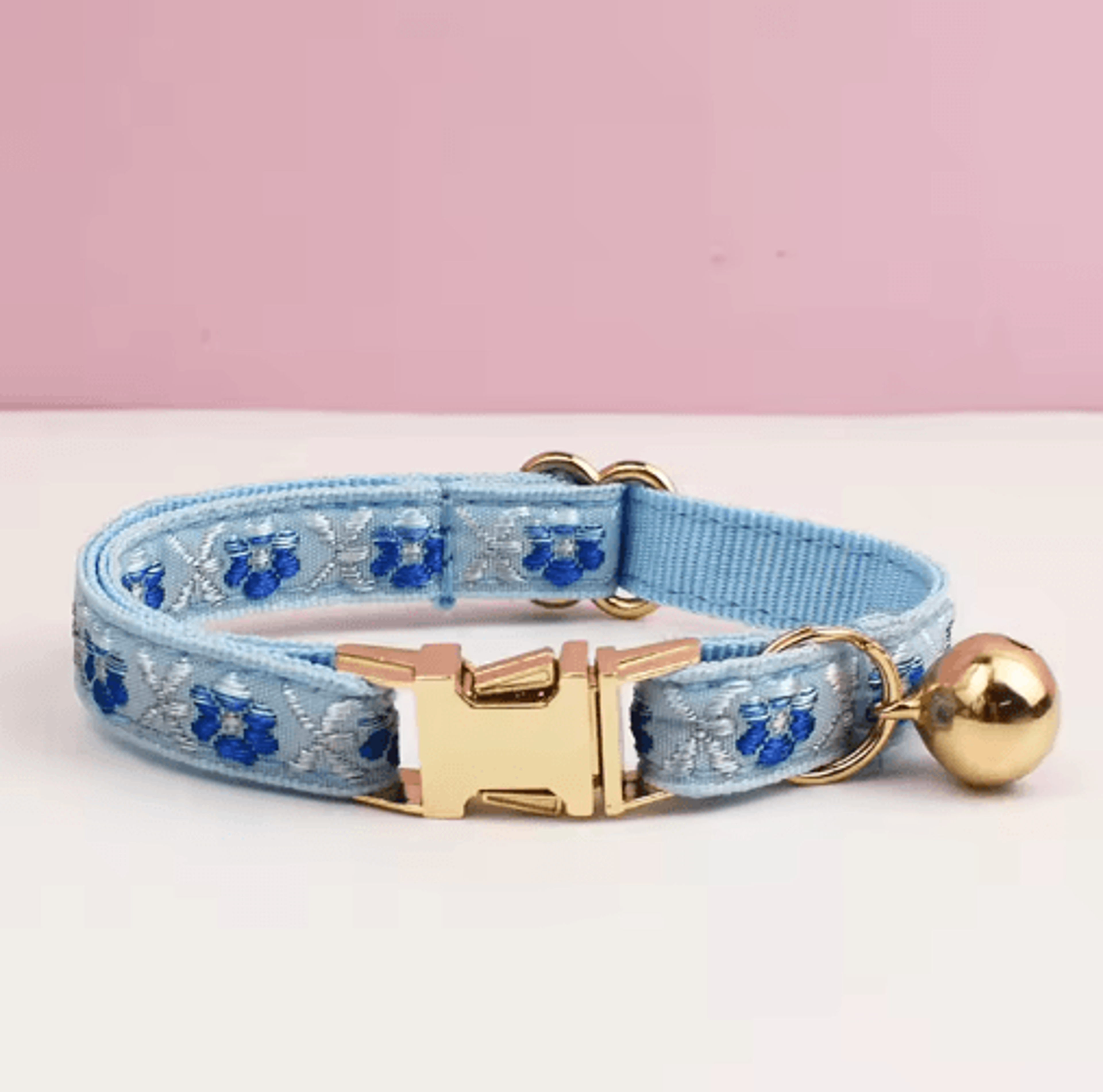 Charm Paws Personalized Cat Collar  Leash Set With Bell And Engraved Name Tag 21