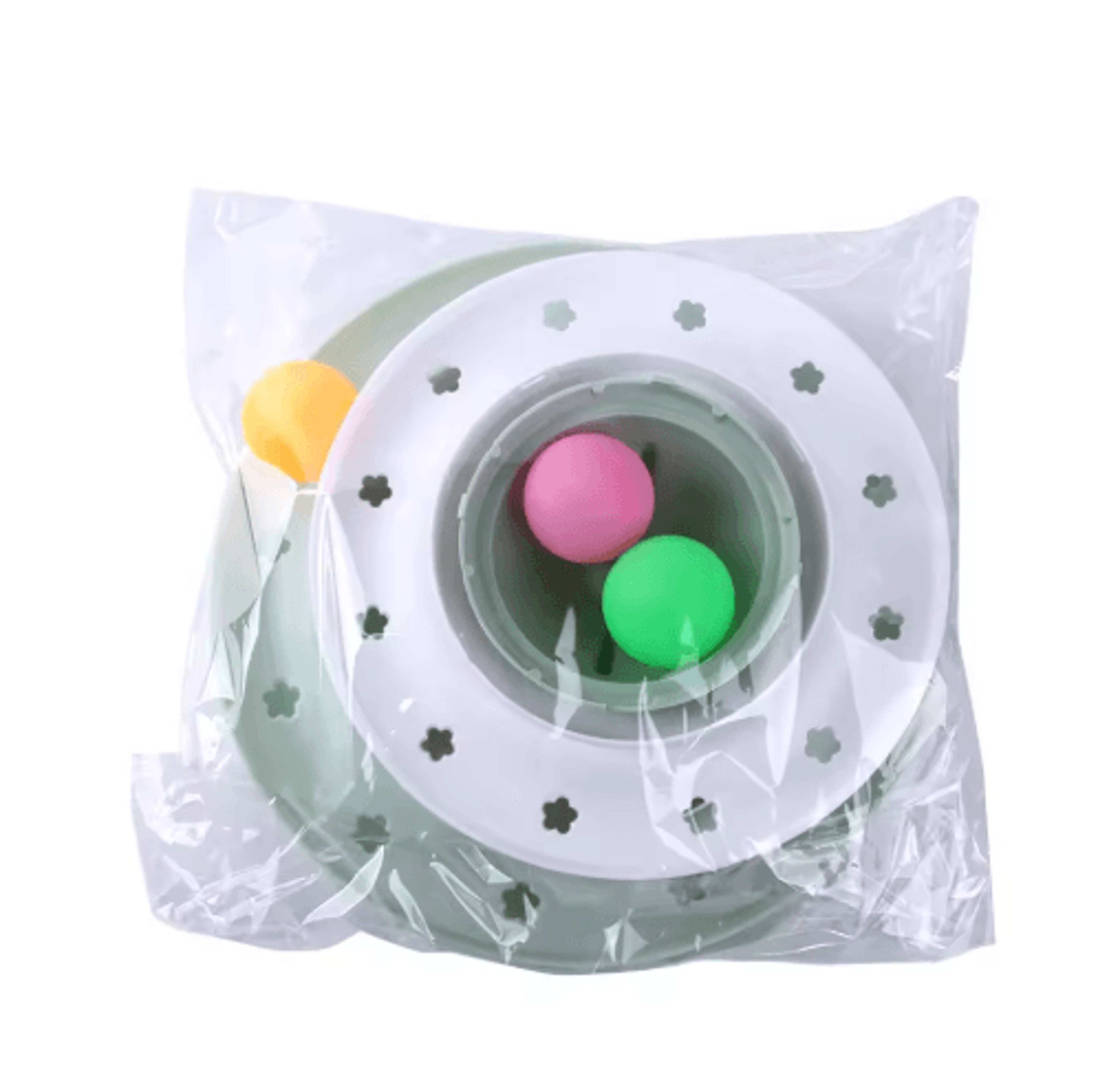 SpinPaws 4Level Interactive Cat Toy Tower  Rolling Ball Puzzle Track 5