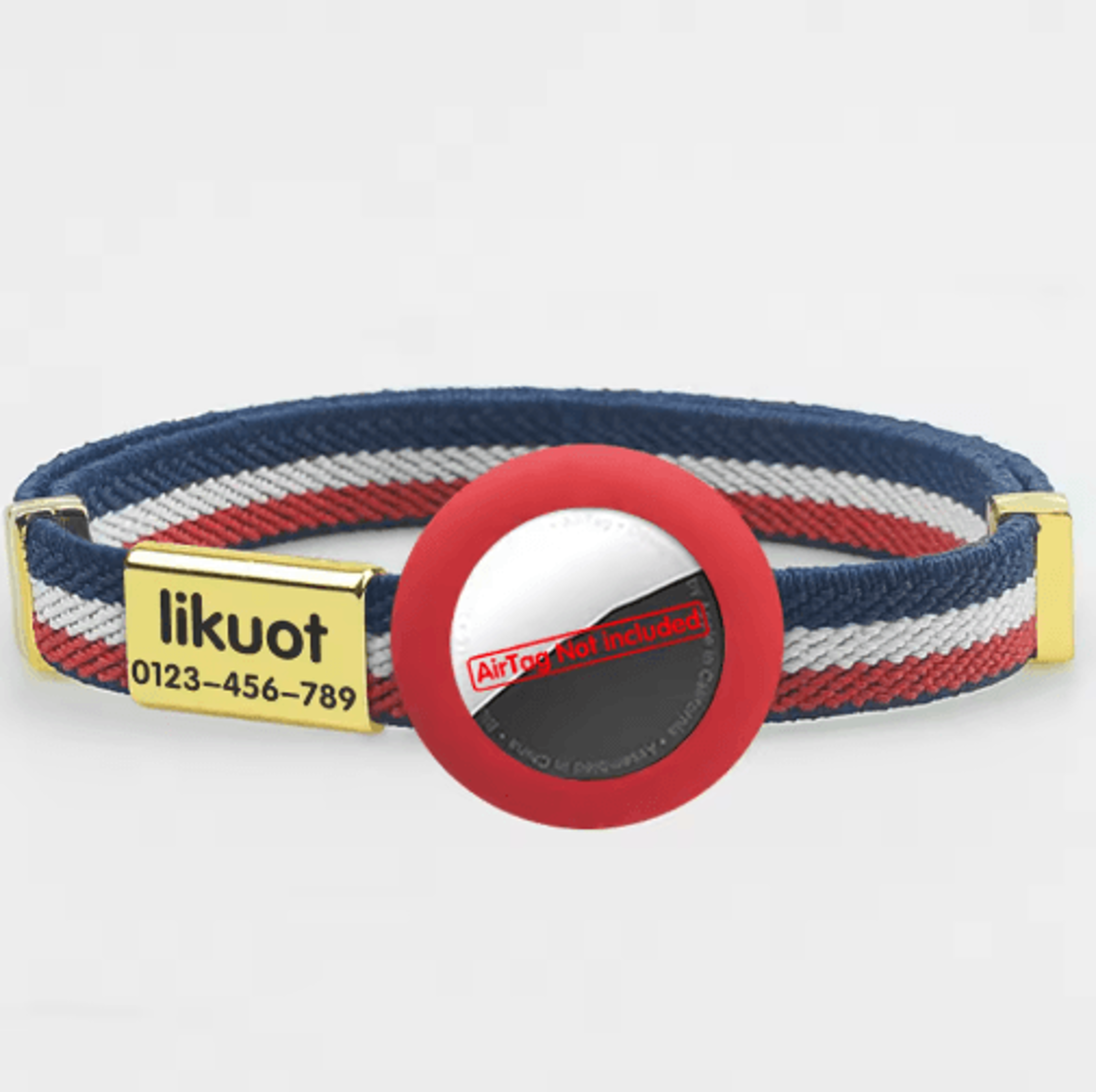 Personalized Breakaway Cat Collar With AirTag Holder  Adjustable GPS Tracking Collar For Cats 6