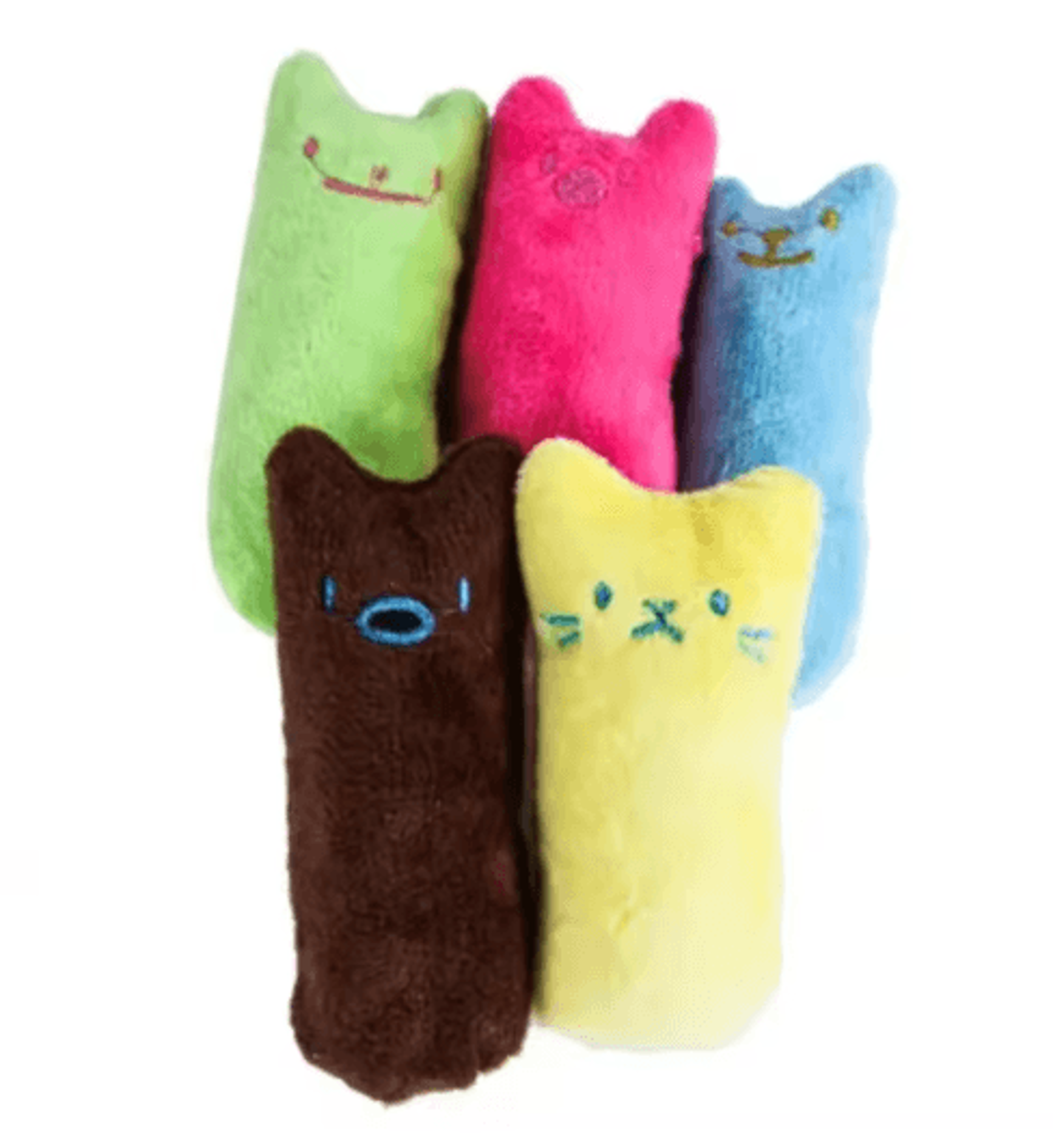 Catnip Teeth Grinding Plush Toy Interactive Chewing  Vocal Cat Toy For Cats 6
