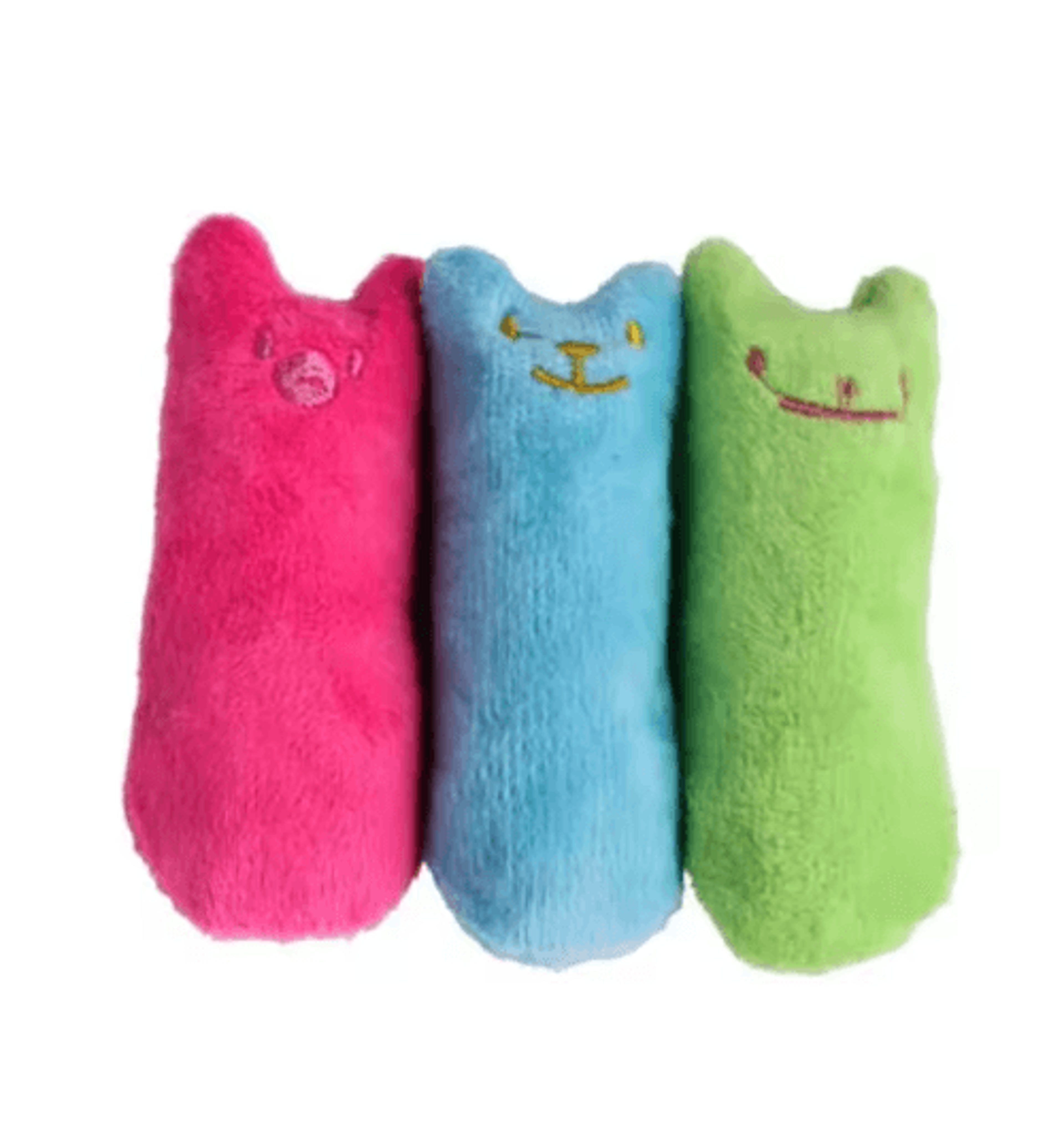 Catnip Teeth Grinding Plush Toy Interactive Chewing  Vocal Cat Toy For Cats 7