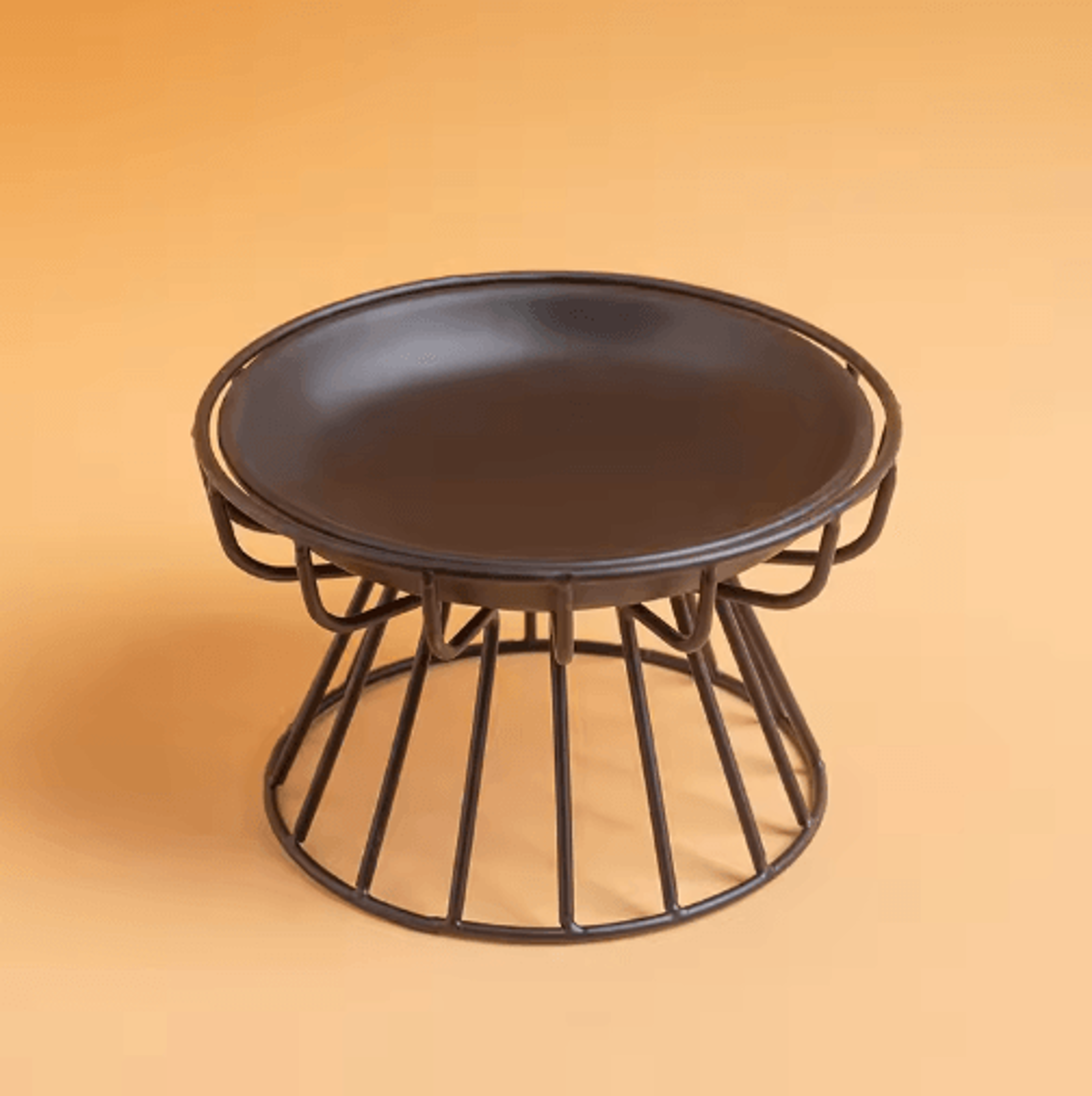 Raised Ceramic Cat Bowl Set  Elevated AntiSpill Feeding Bowl With Stand 2