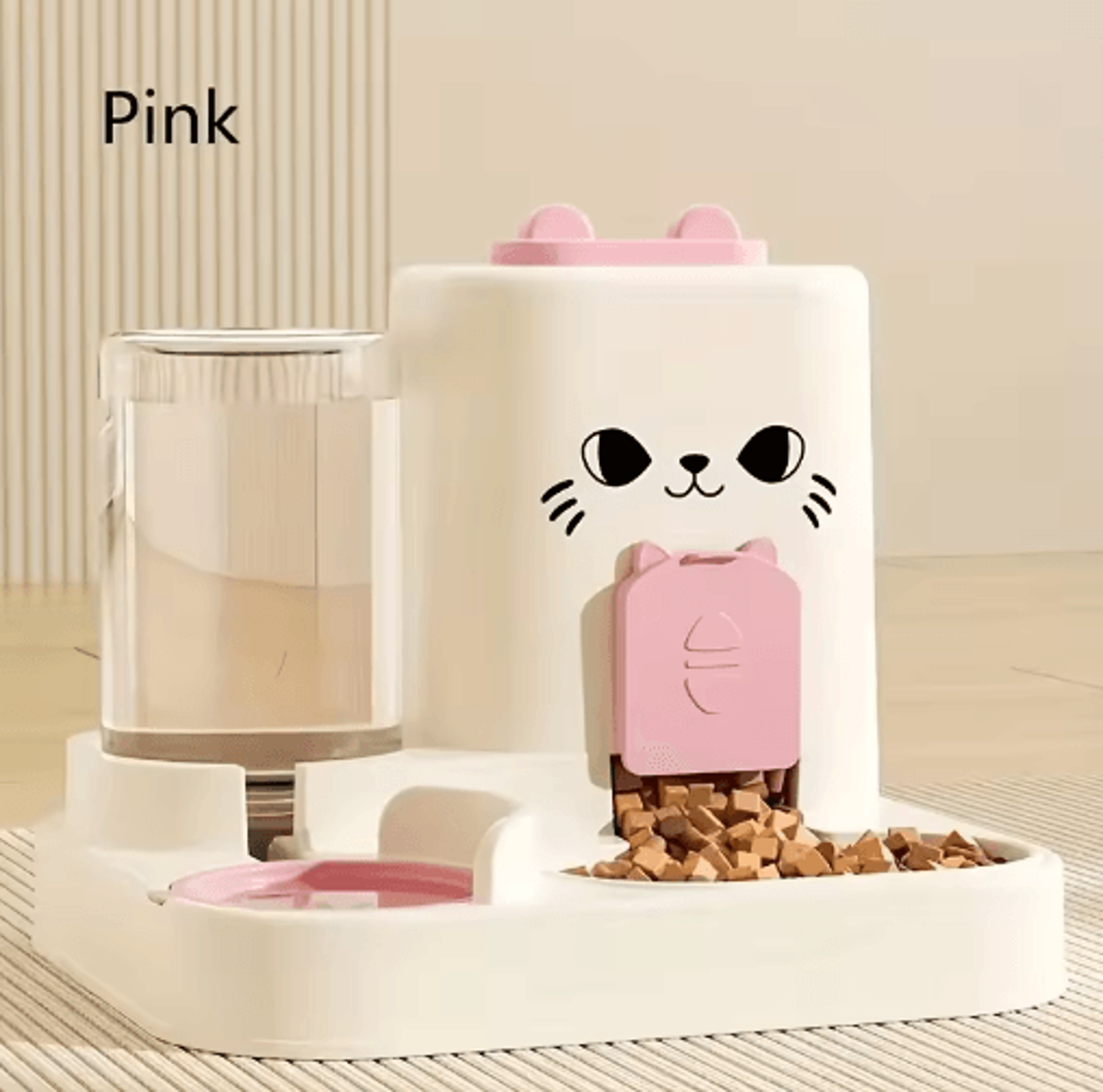 Large Capacity Automatic Pet Feeder  Water Dispenser Integrated Food And Water Bowl For Cats  Dogs 4