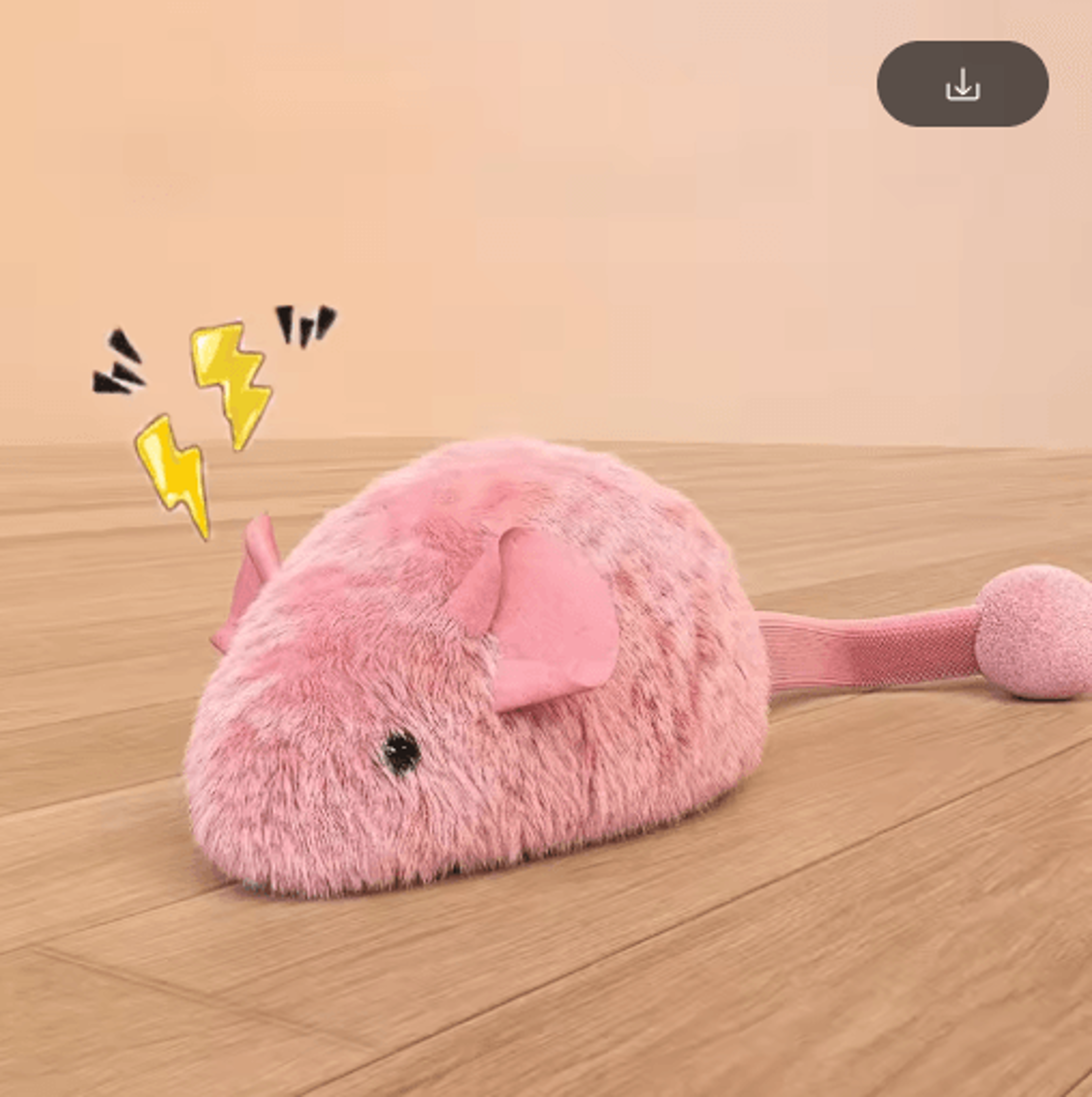 Interactive Plush Mouse Cat Toy Luminous Chew  Hunting Toy For Indoor Cats 2