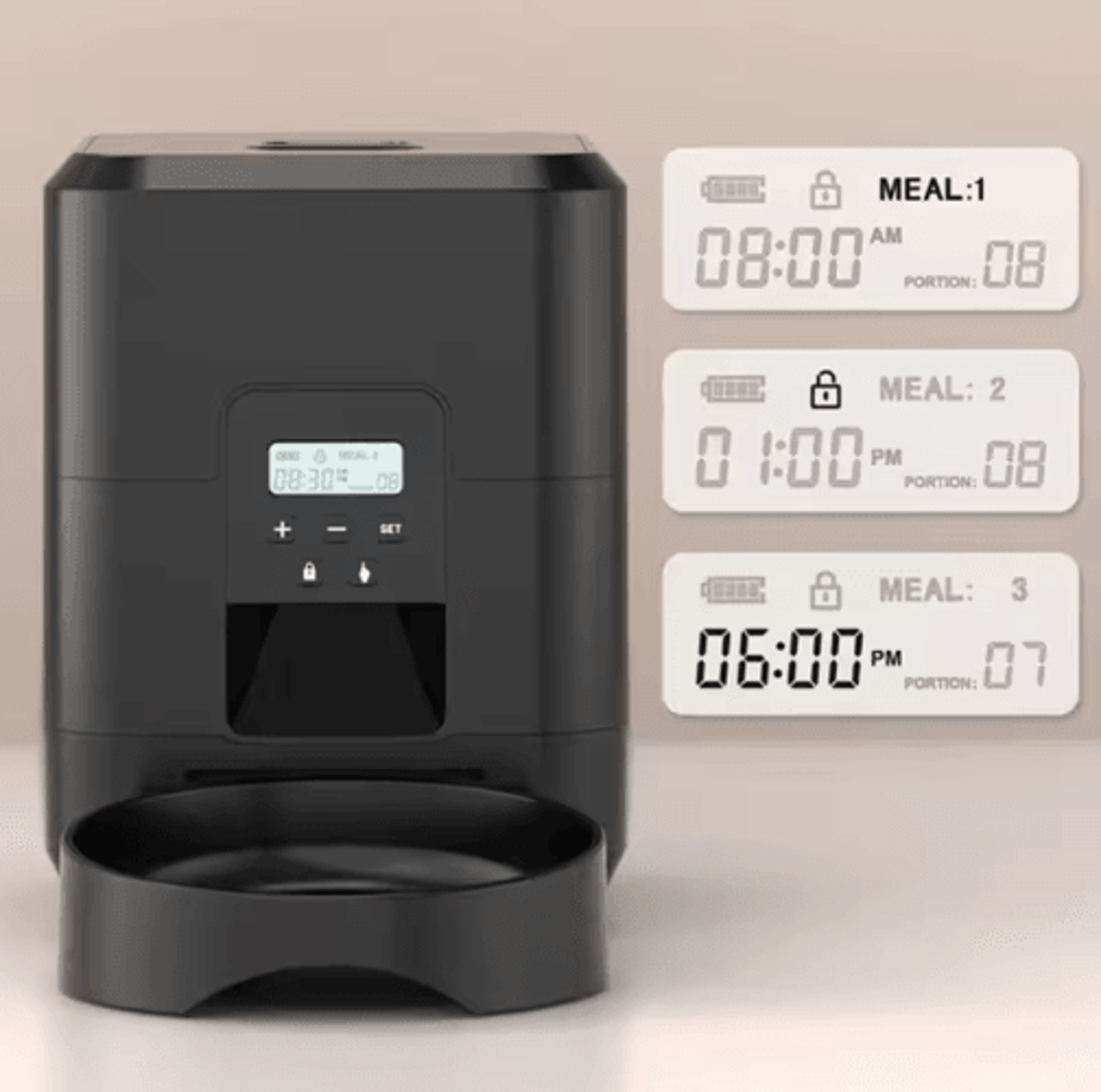 2L Smart Automatic Pet Feeder  USB Timed Food Dispenser For Cats  Dogs 0