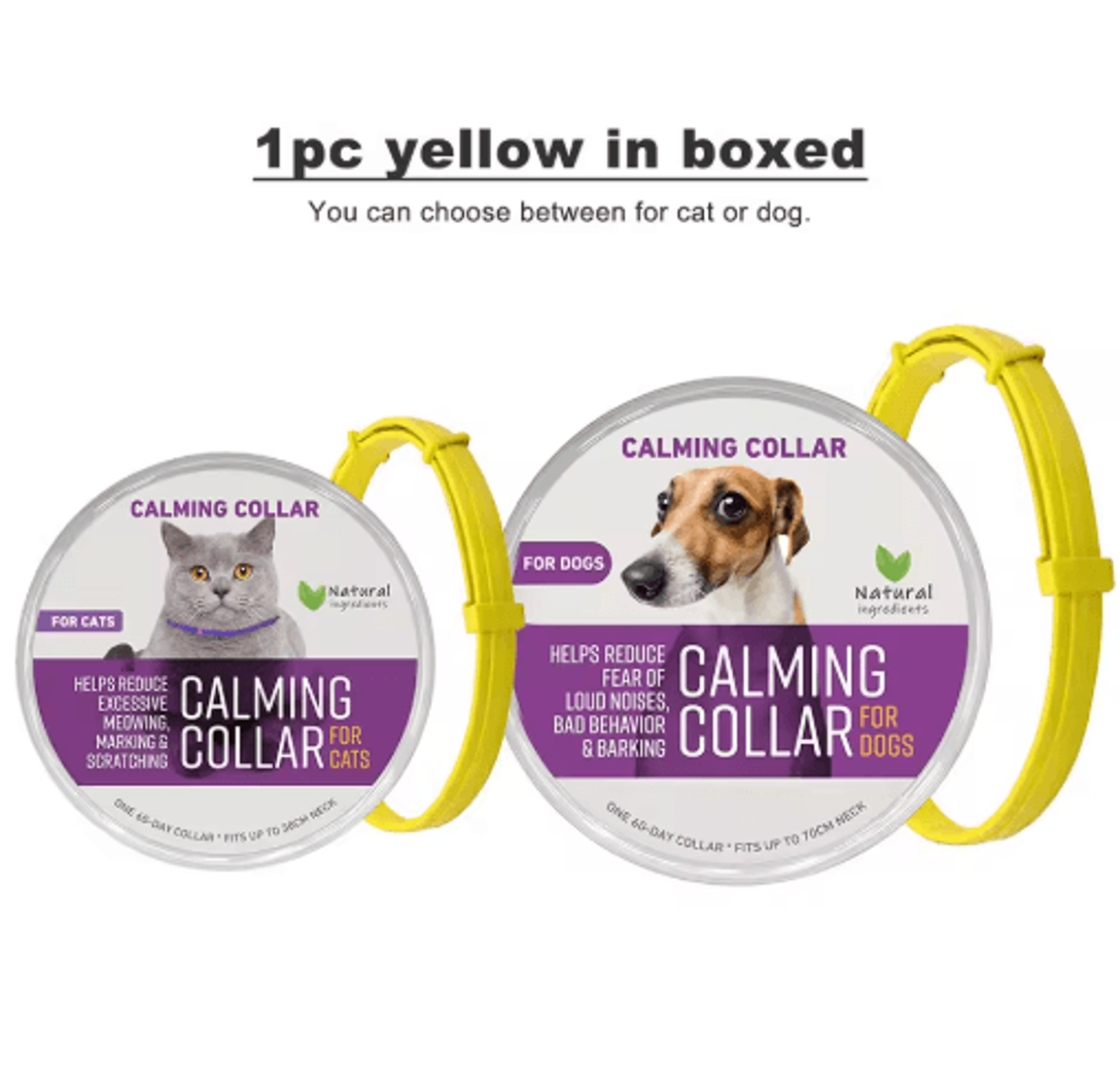 Adjustable Pheromone Calming Collar For Cats  Dogs  LongLasting Anxiety Relief 11