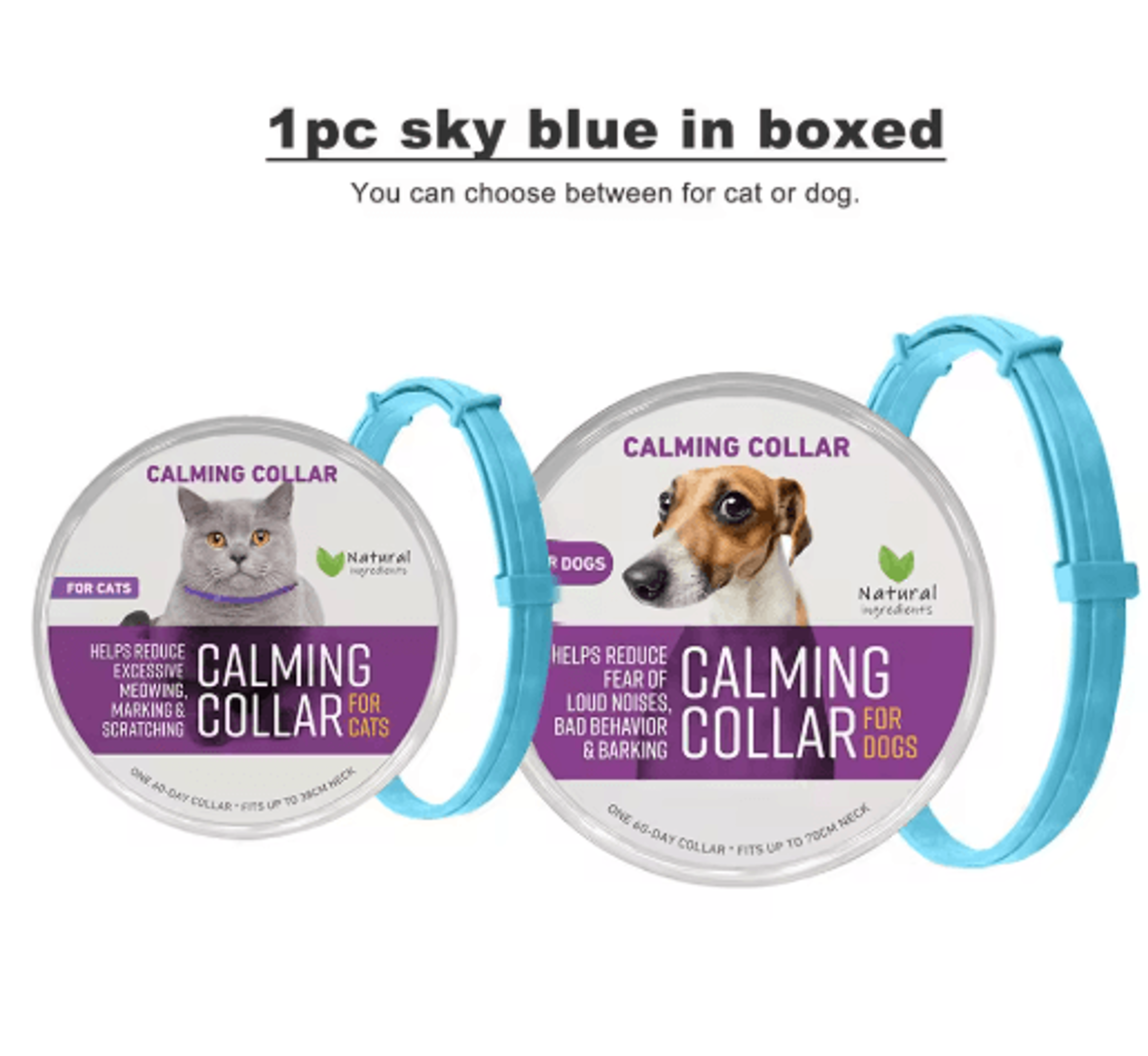Adjustable Pheromone Calming Collar For Cats  Dogs  LongLasting Anxiety Relief 12