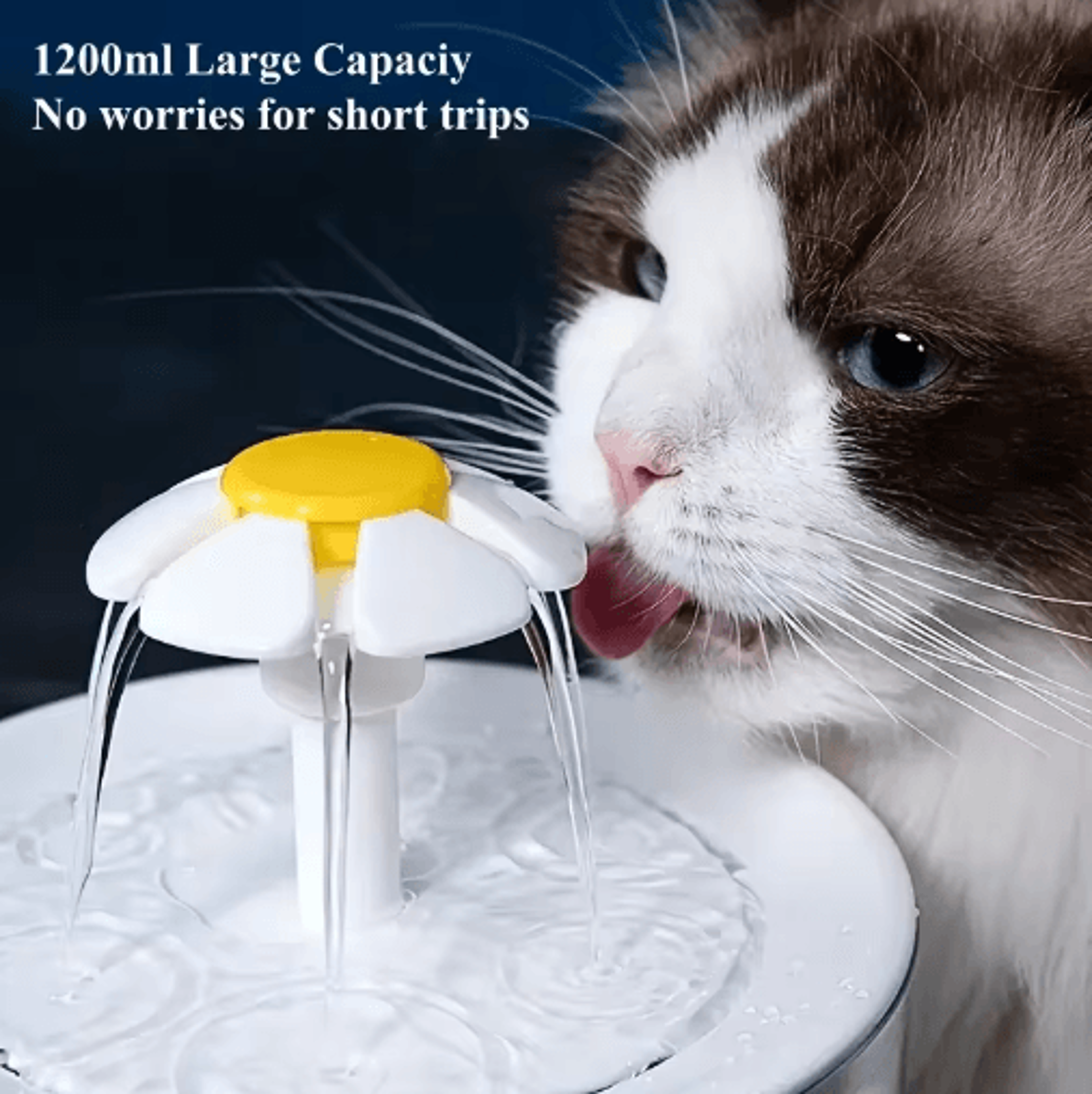12L USB Cat Water Fountain  Silent Recirculating Water Dispenser For Cats  Small Dogs 9