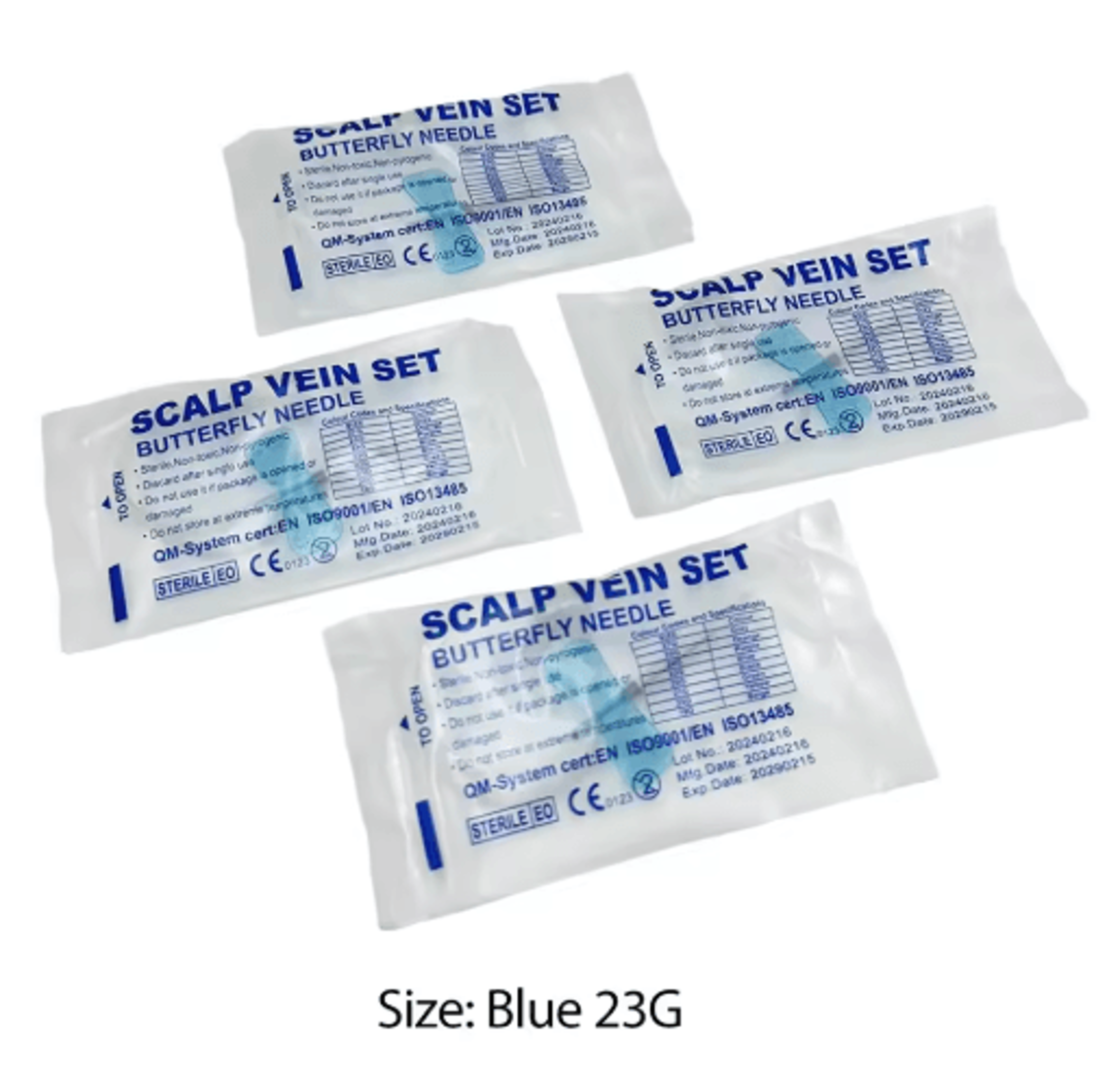 50PCS Disposable Butterfly Infusion Needles  Double Wing Veterinary Blood Collection  Infusion Set 6