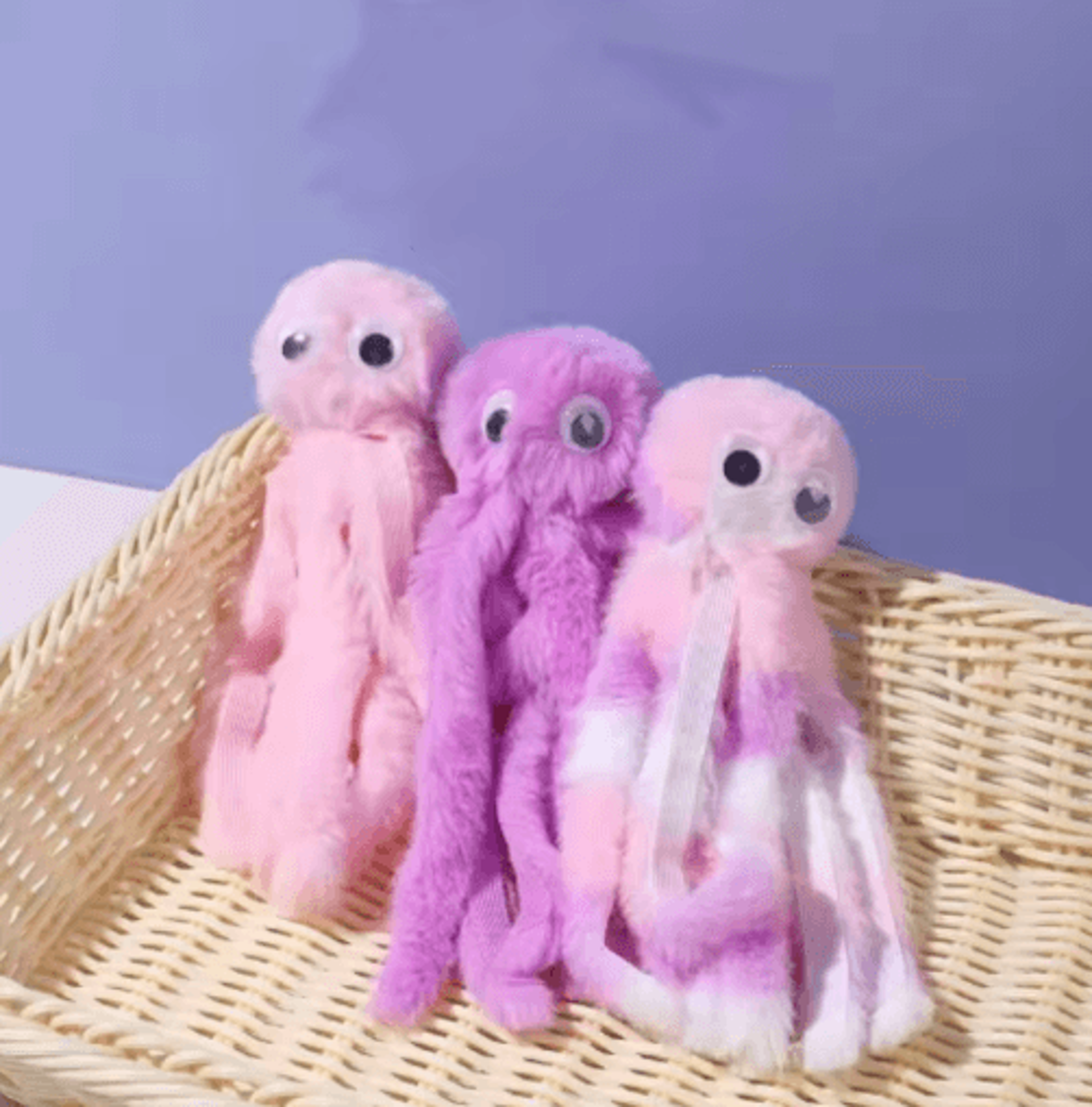 Cute Octopus Plush Pet Toy  BiteResistant Interactive Toy For Cats  Dogs 3
