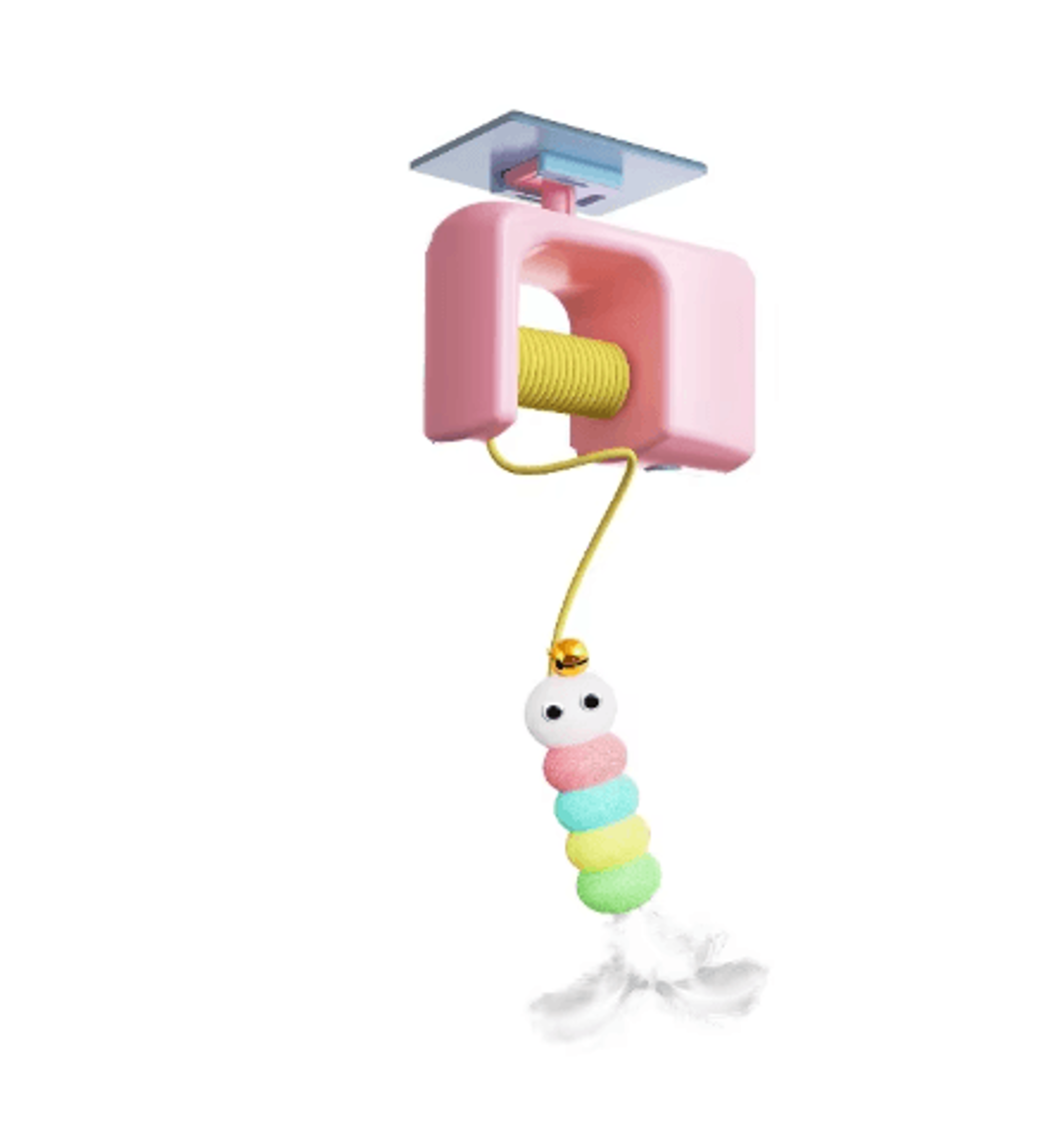 Smart Hanging Cat Toy Interactive Cat Toy With Electric Motion  Scratch Rope For SelfPlay Fun 6