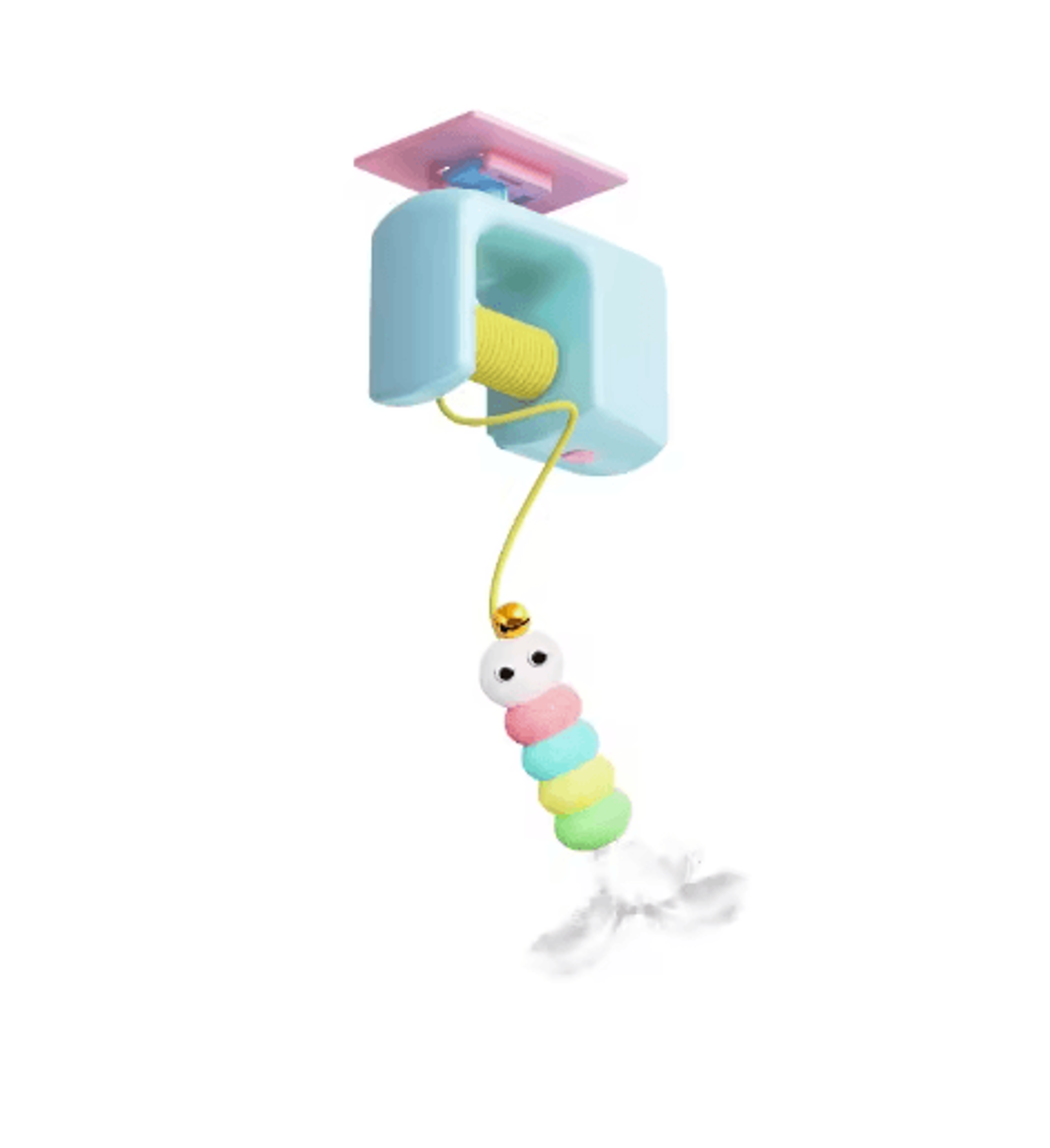 Smart Hanging Cat Toy Interactive Cat Toy With Electric Motion  Scratch Rope For SelfPlay Fun 7
