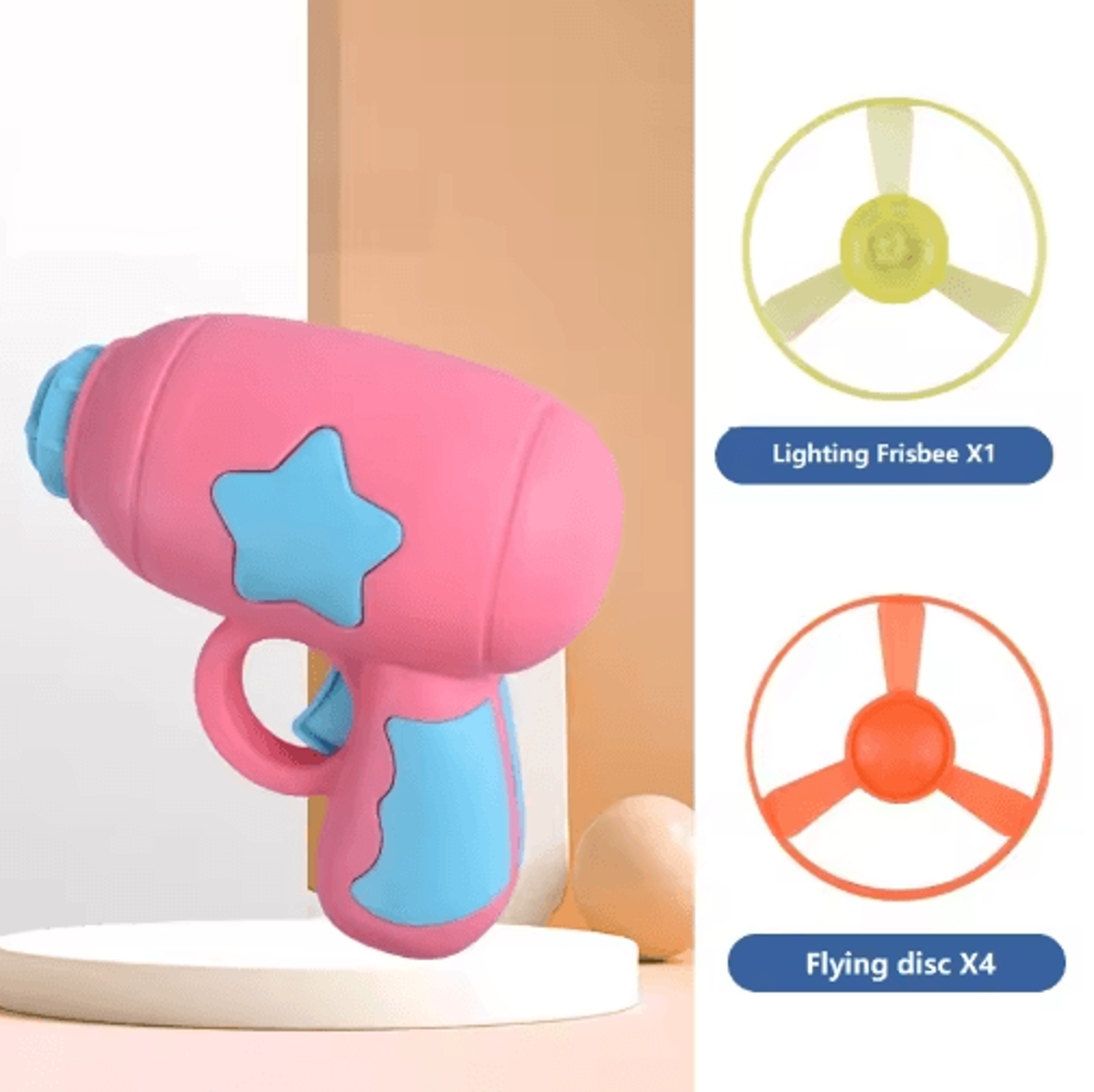 Flying Disc Launcher Cat Toy Interactive Cat Toy For Chasing Hunting  Active Play 1
